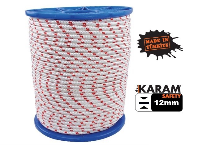 KH34 Polyester Statik Halat 12 mm 200 METRE