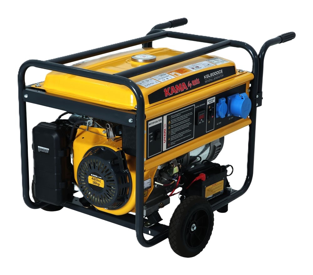 KAMA BENZİNLİ JENERATÖR  8.1 KVA KGL8000CE