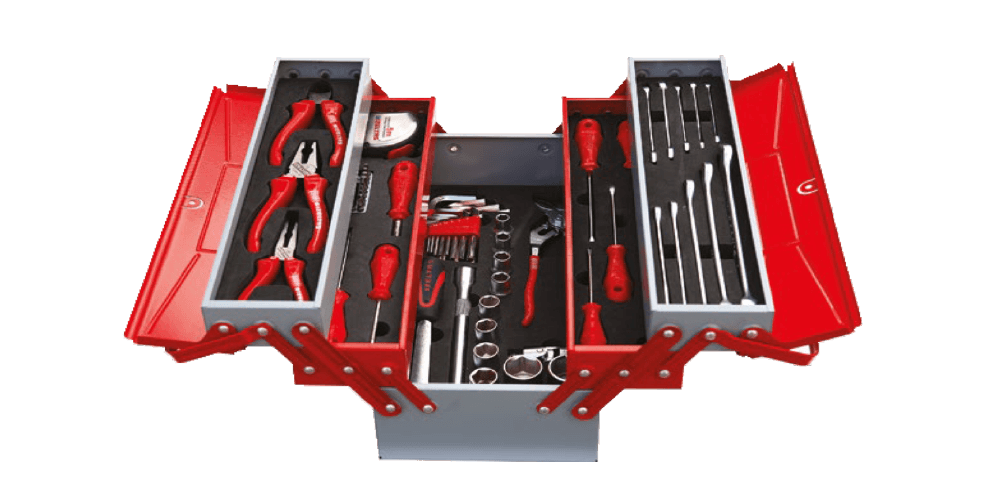 İZELTAŞ 62 PARÇA 5 GÖZLÜ MEKANİKÇİ TAKIM ÇANTASI 8420 00 5063