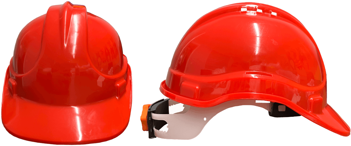 KB660 Baret Vidalı (Ayarlı) Kulaklık Takılabilir Kırmızı Karam
