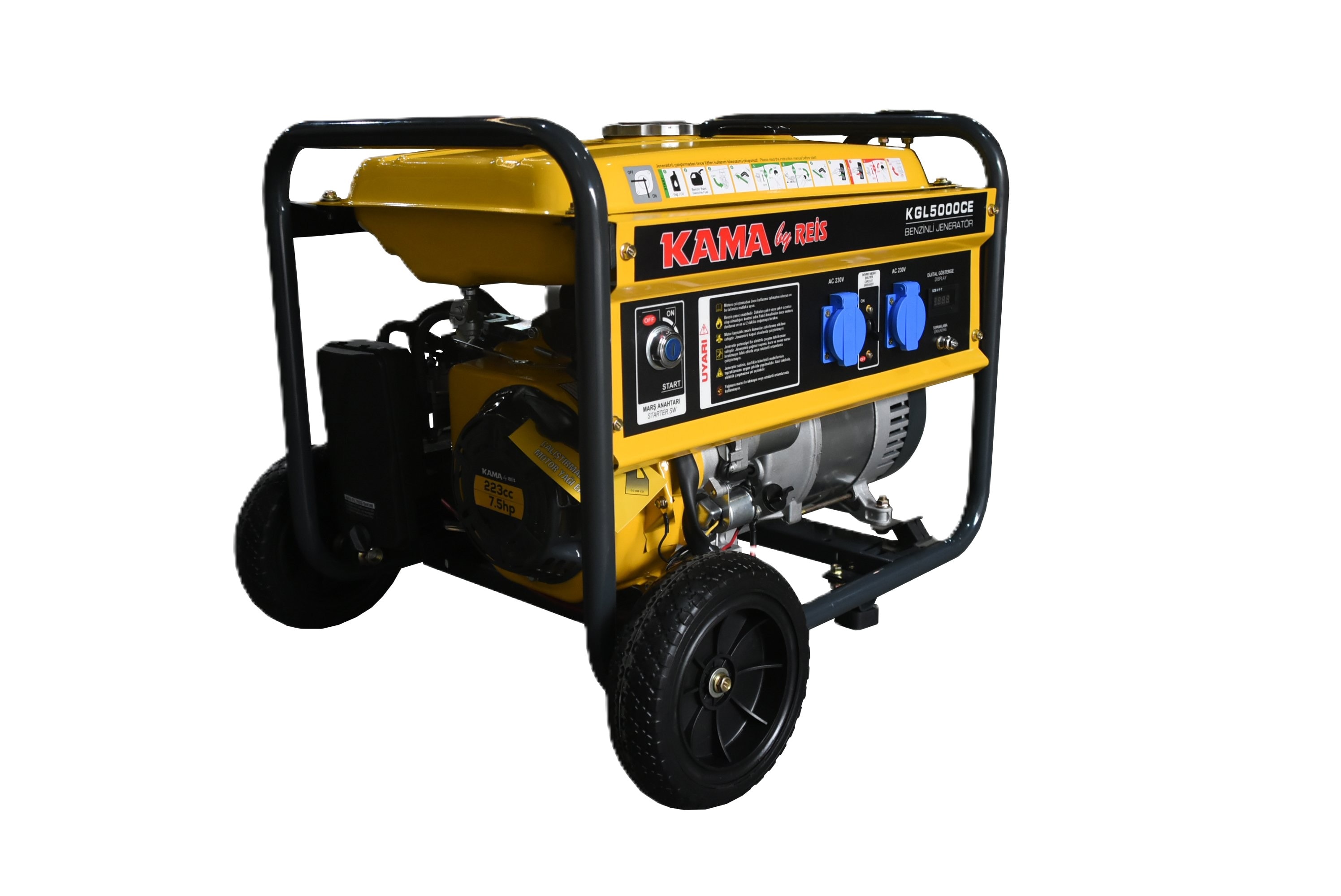 KAMA BENZİNLİ JENERATÖR 4.75 KVA KGL5000CE