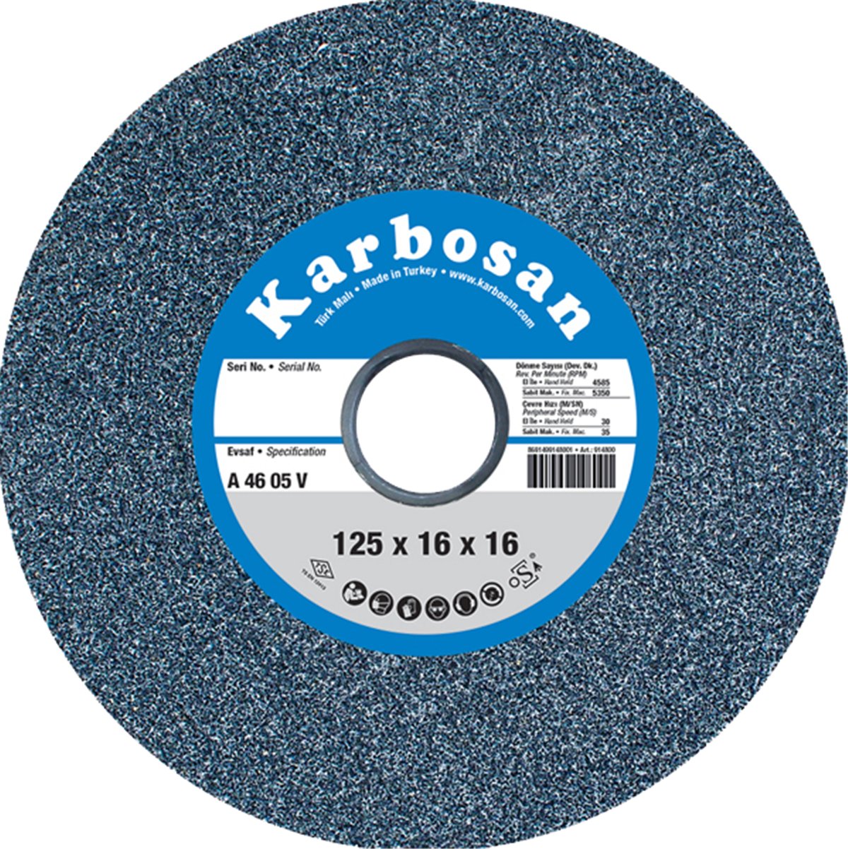 KARBOSAN AO TAŞLAMA TAŞI 250x32x25