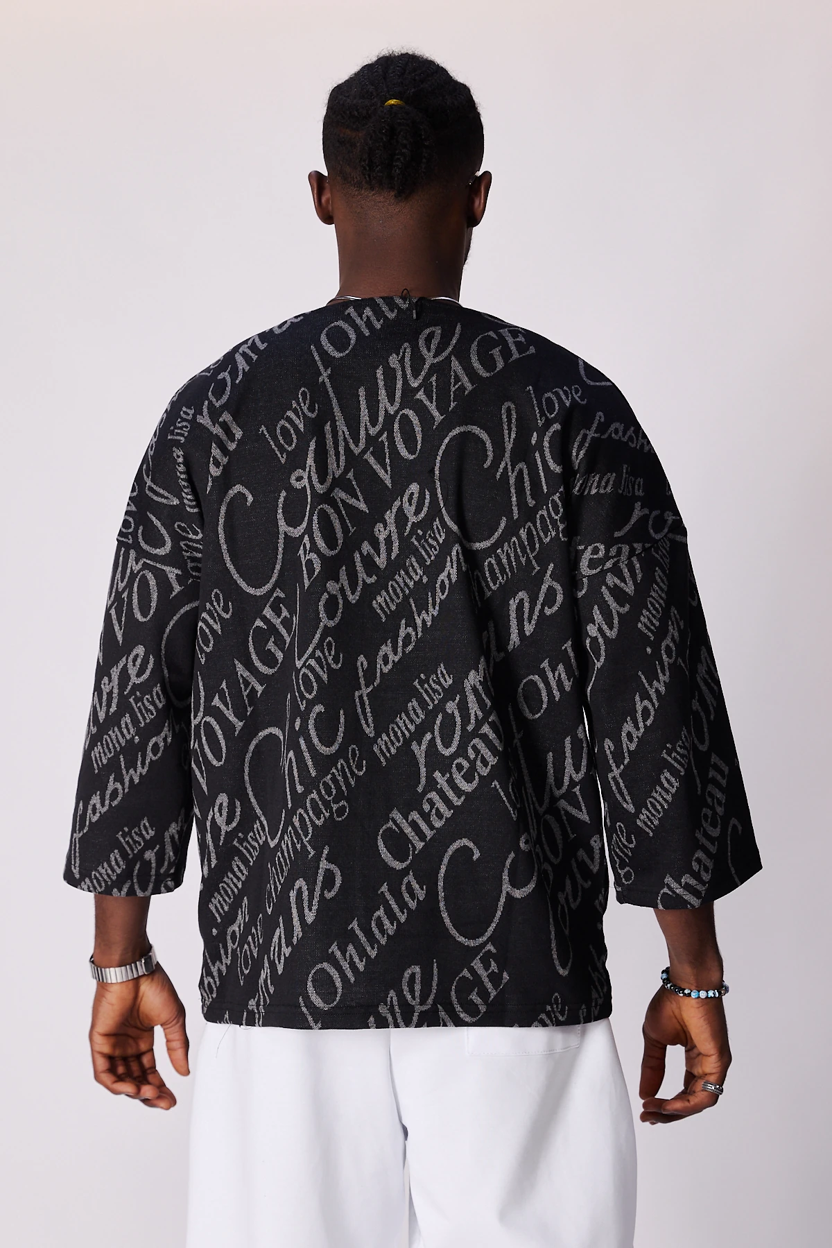 Erkek İnscribed Fakir Kol Sweat