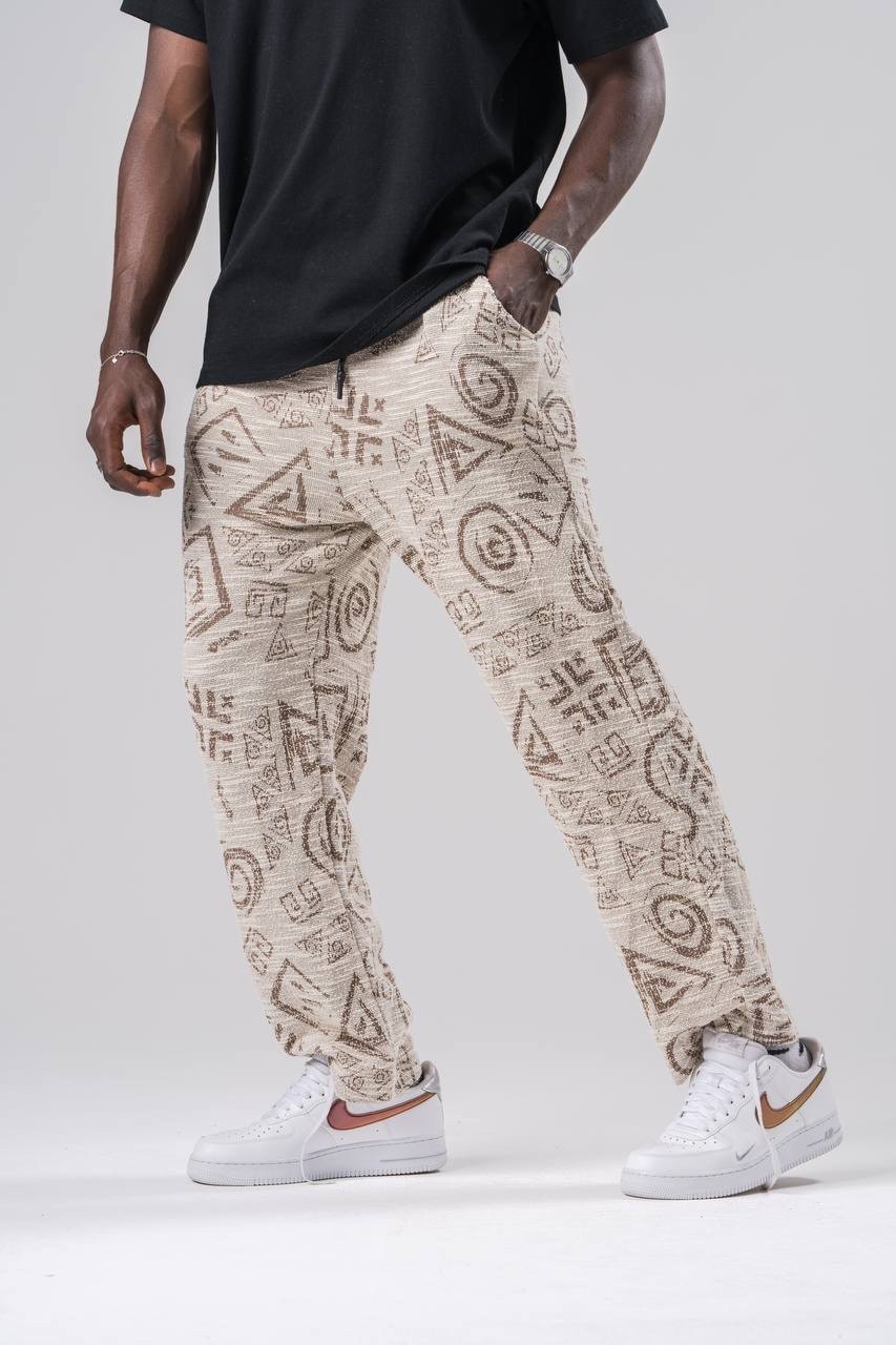 Erkek Kahverengi Shapes Baggy Pantolon