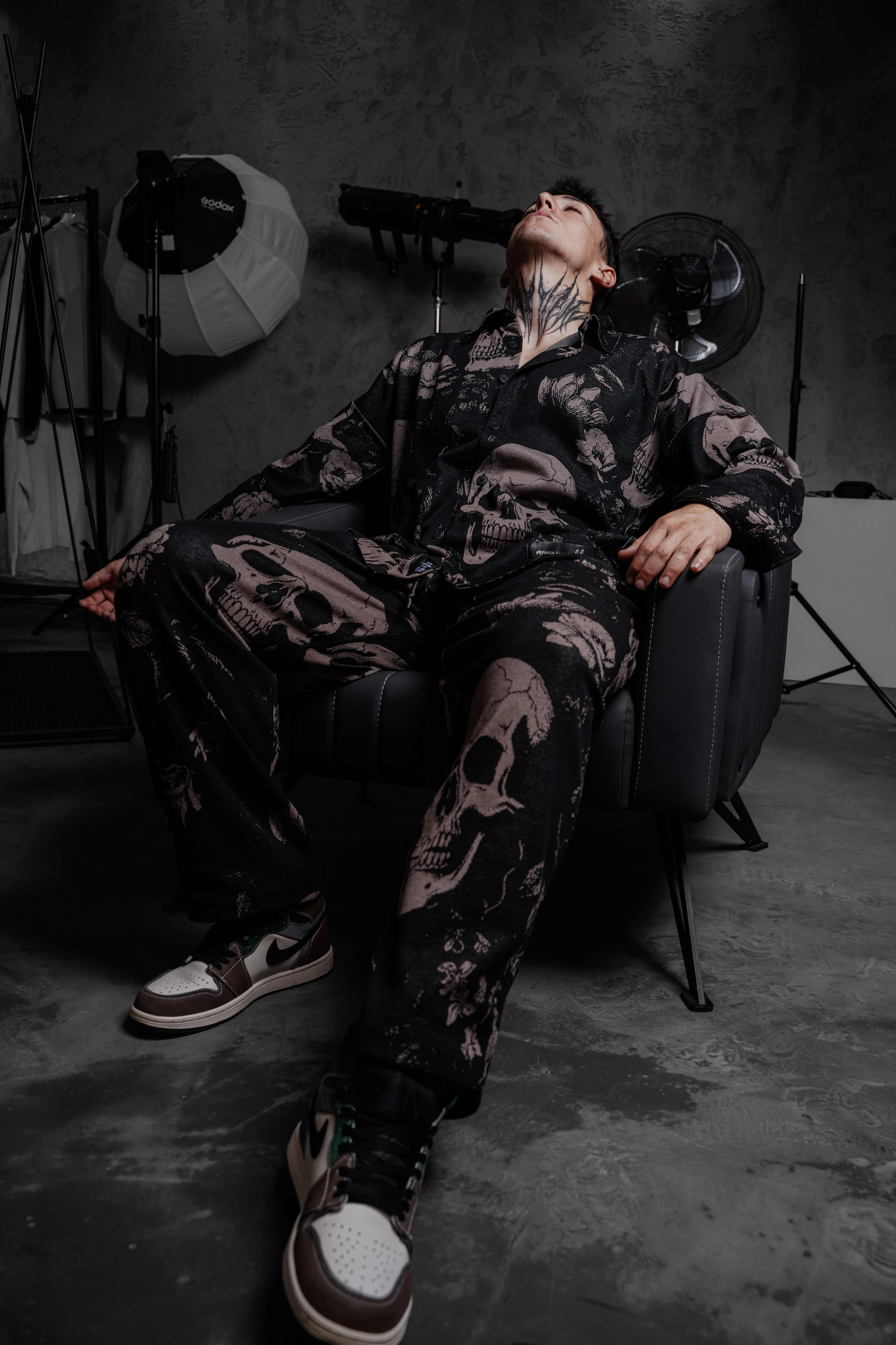 Erkek Kahvrengi Kuru Kafa Takım