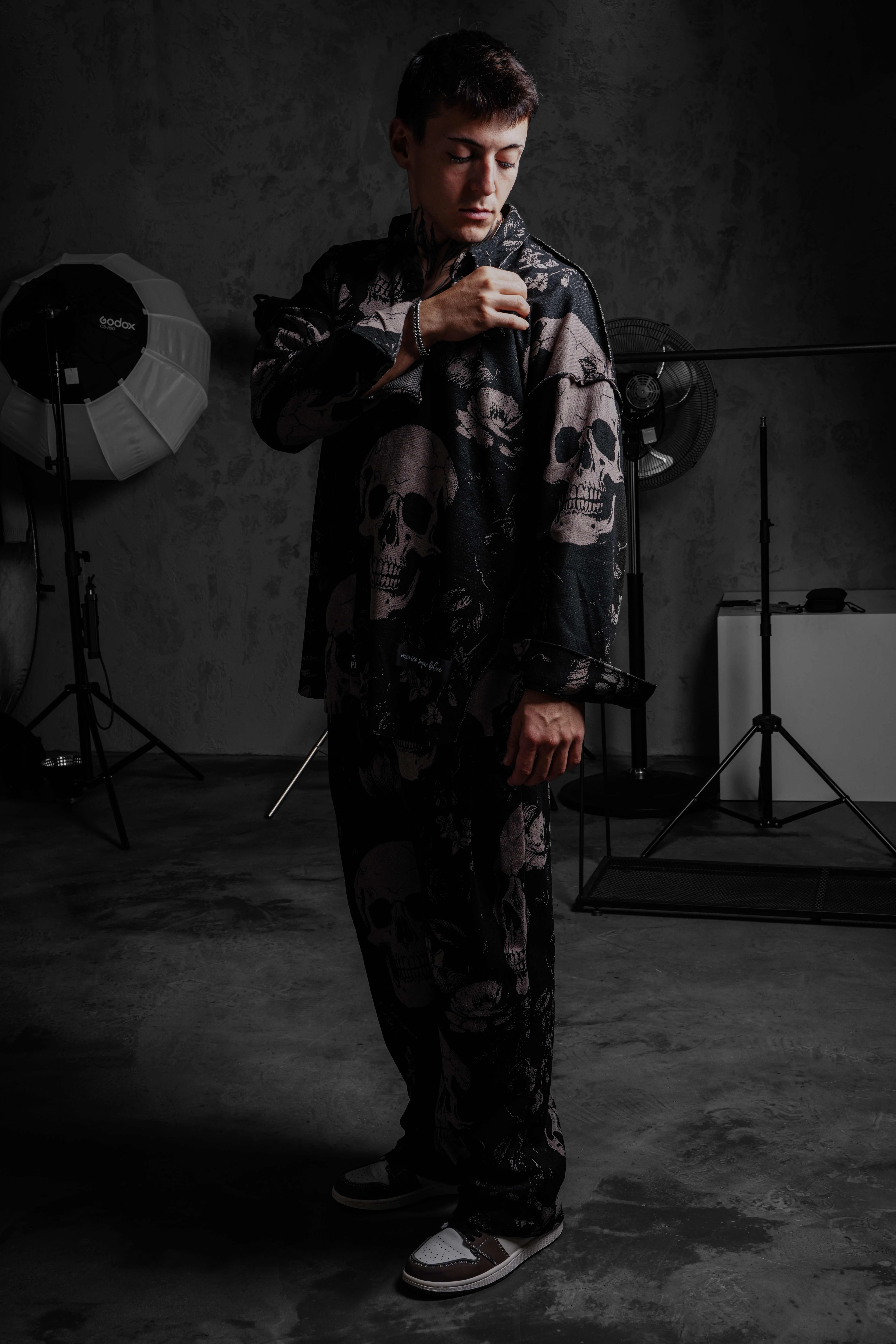 Erkek Kahvrengi Kuru Kafa Takım