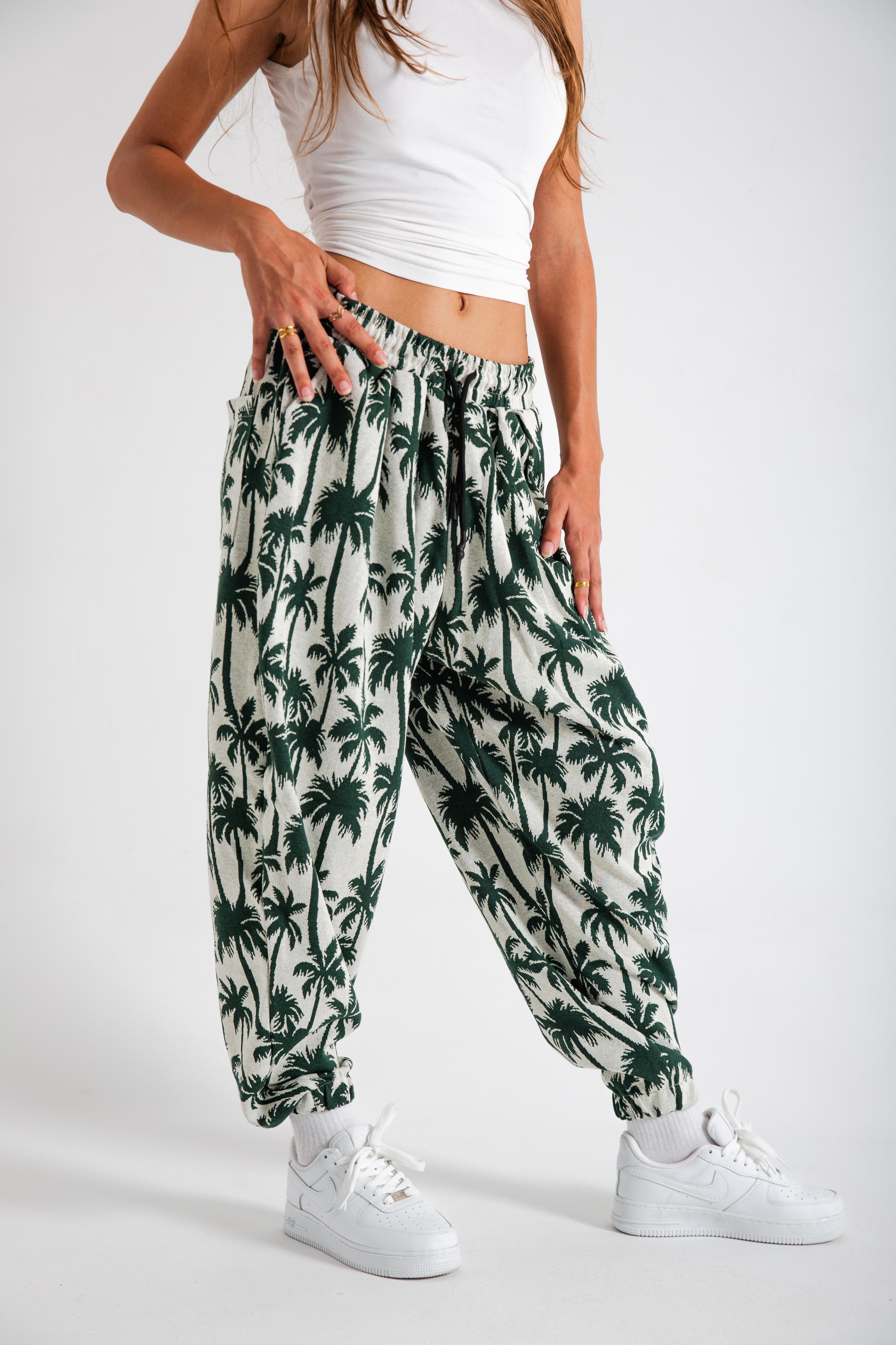 Kadın Green Palm Pilei Eşofman Altı