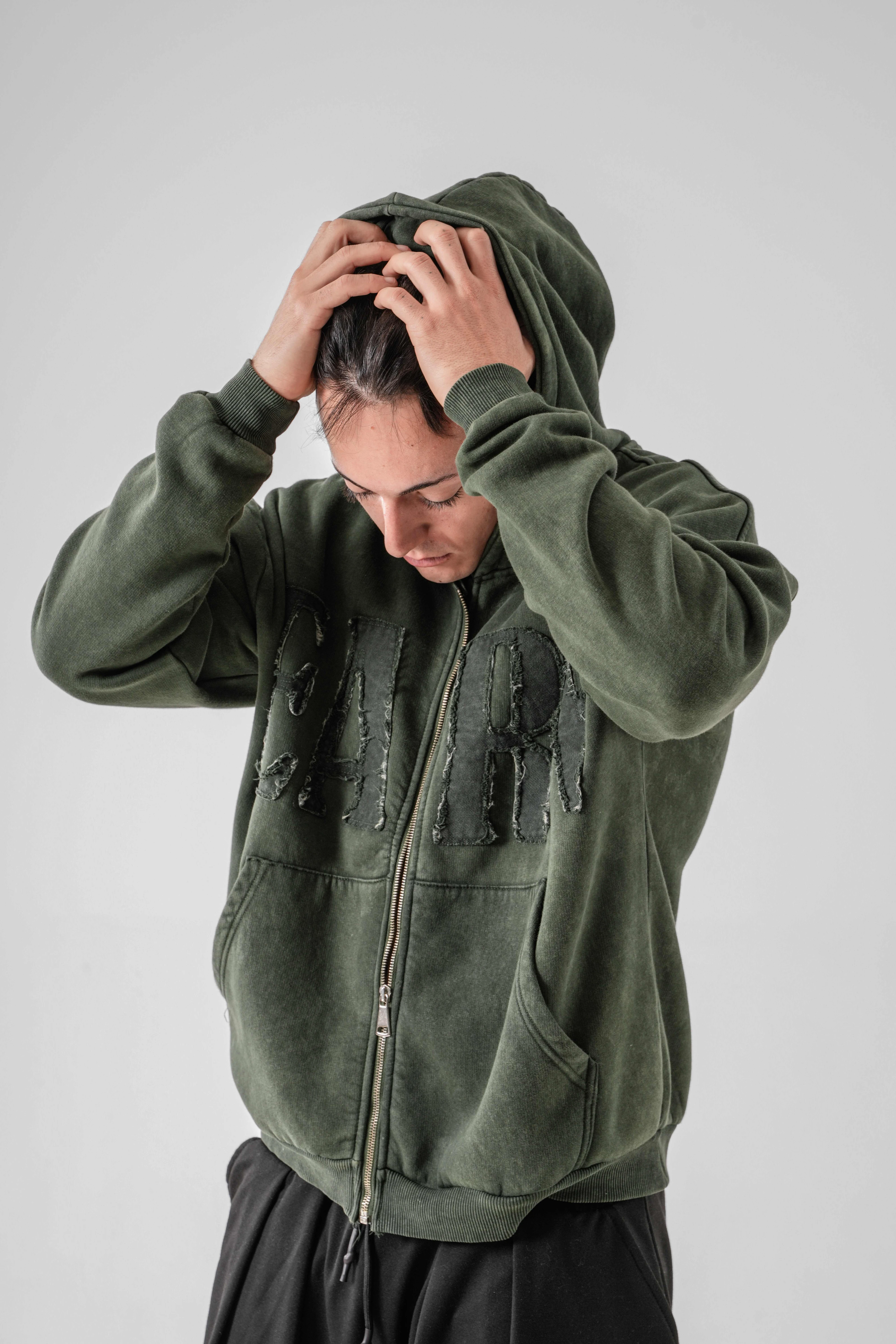Erkek Earn Zip Oversize Sweatshirt (SS26)