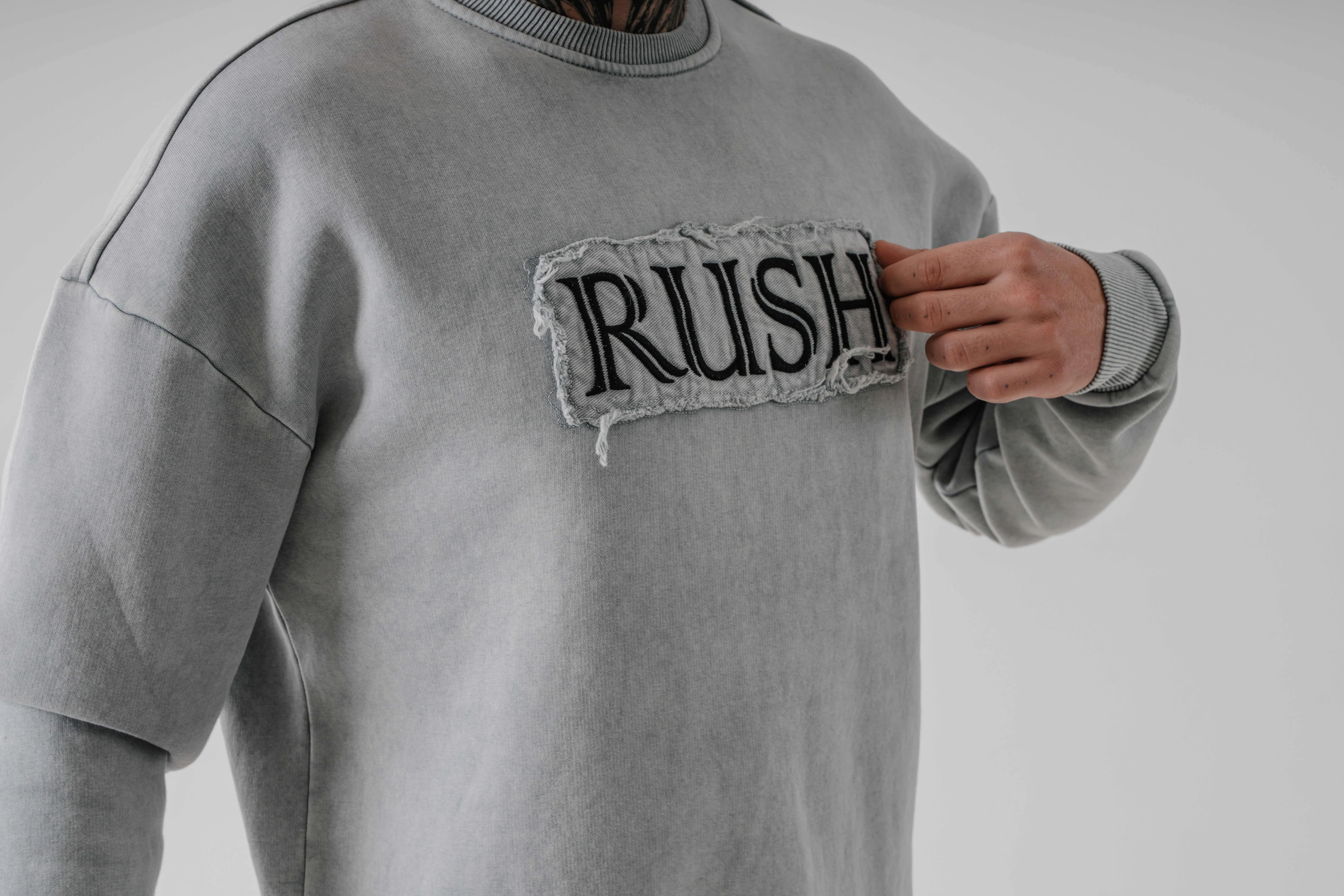 Erkek Rush Yıkamalı Sweat