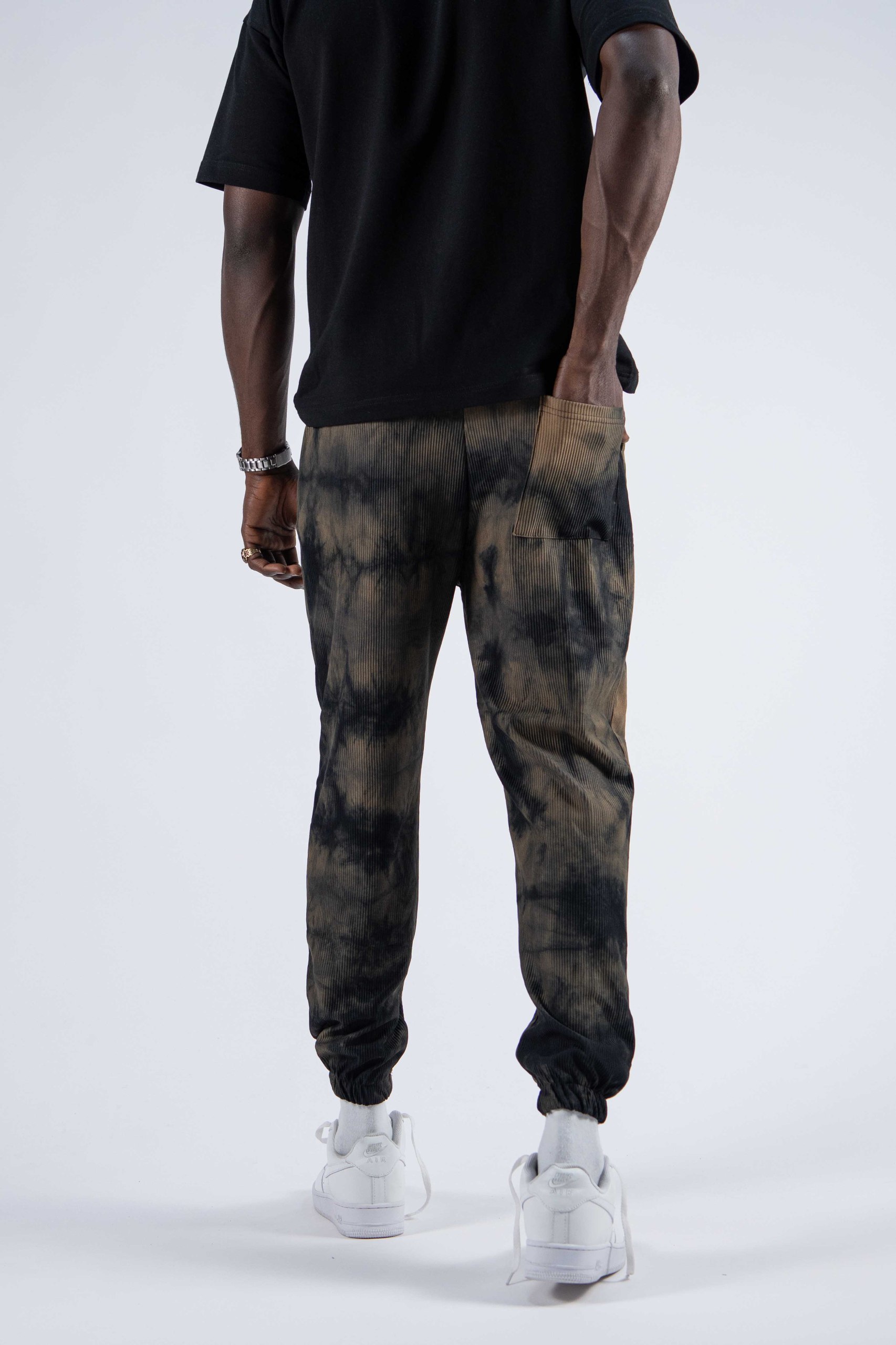 Erkek Füme Batik Jogger Pantolon