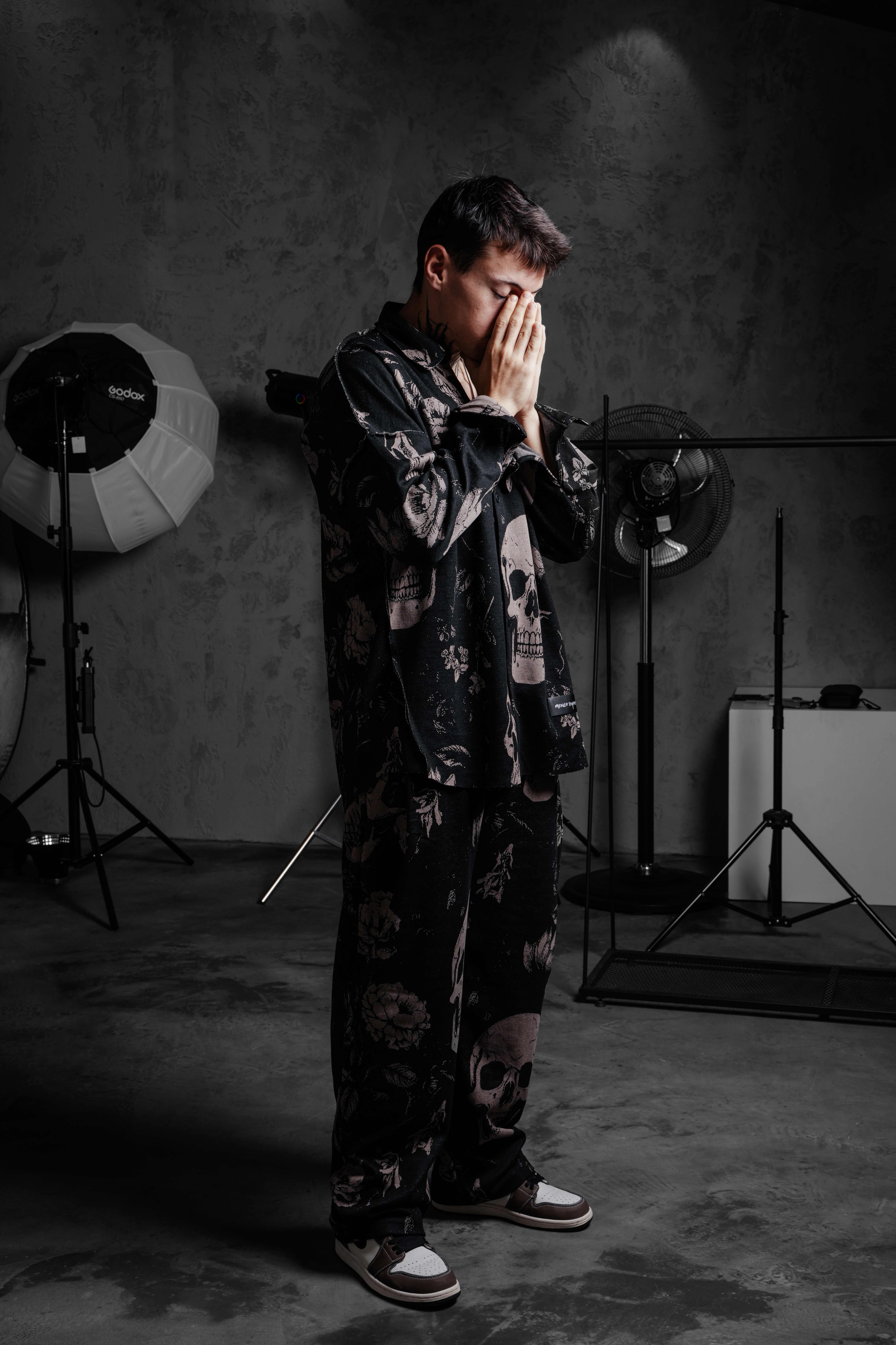 Erkek Kahvrengi Kuru Kafa Takım