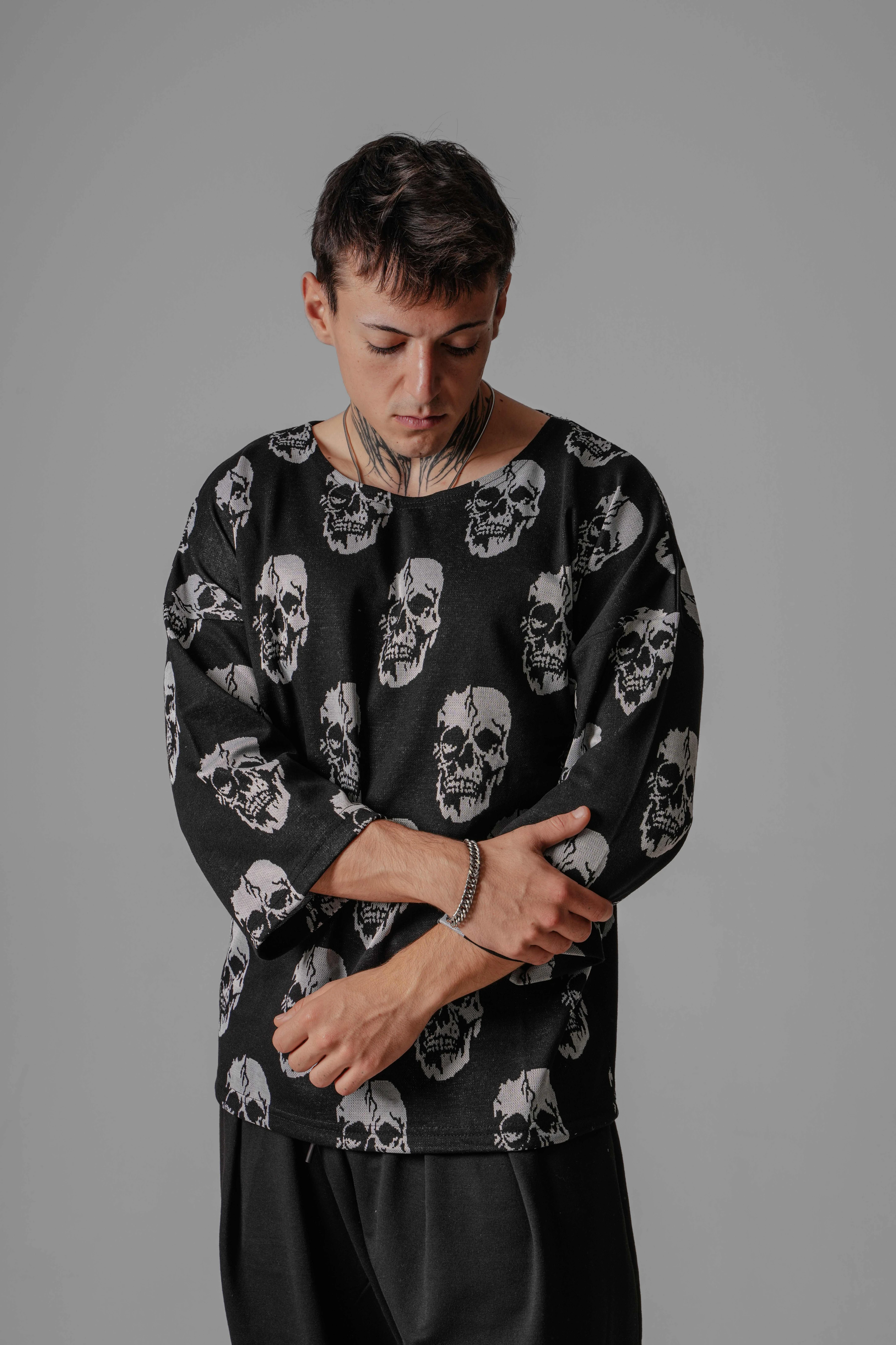 Erkek Skull Fakir Kol Sweat