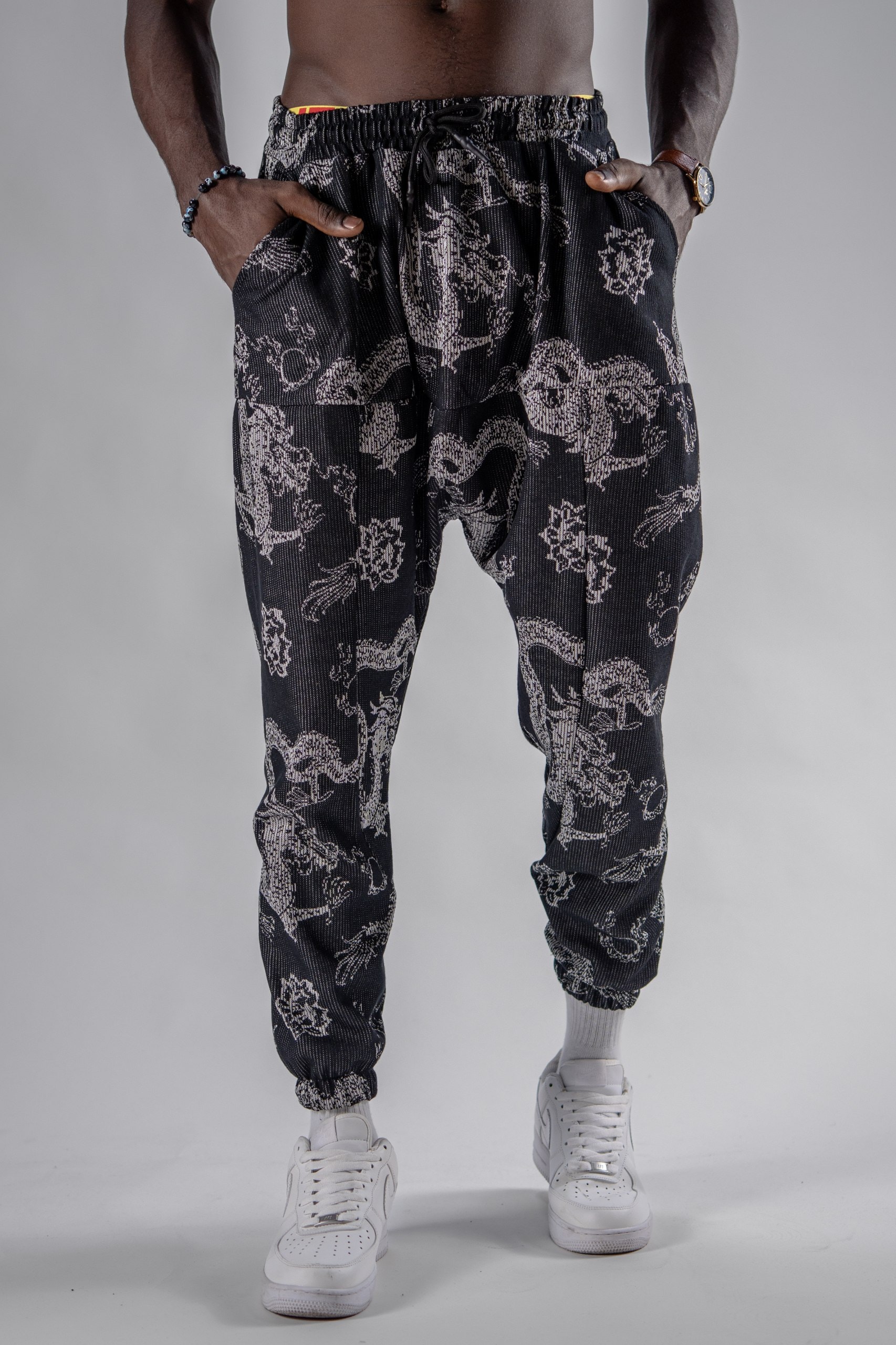 Erkek Dragon Jogger Şalvar Pantolon 