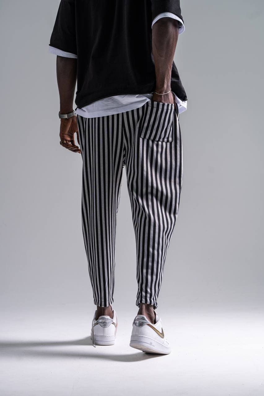 Erkek Vertical Line Baget Pantolon