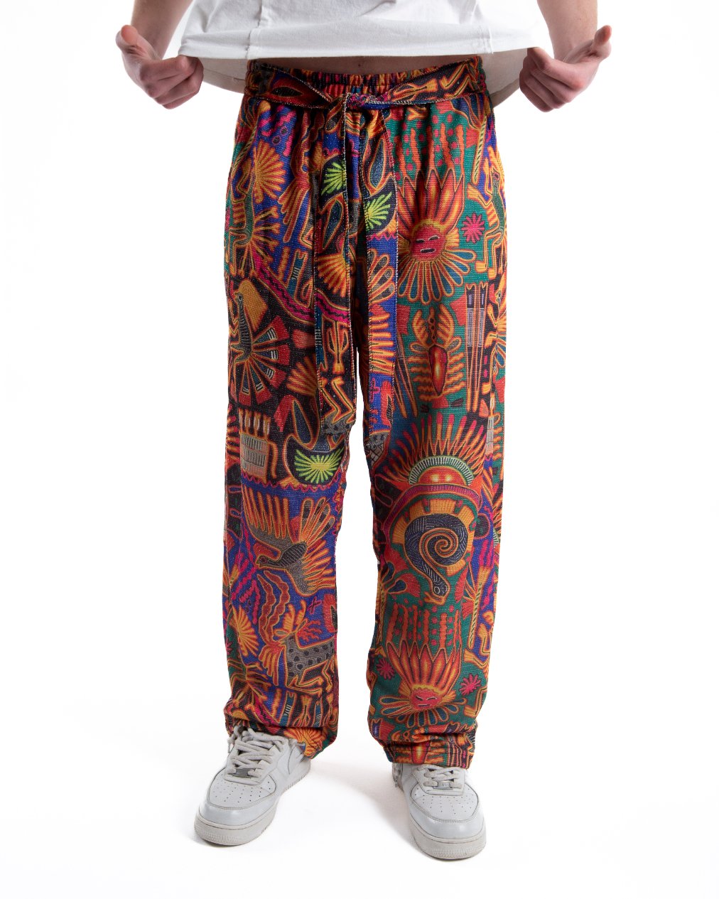 Erkek Sunrise Kuşaklı Baggy Eşofman Altı