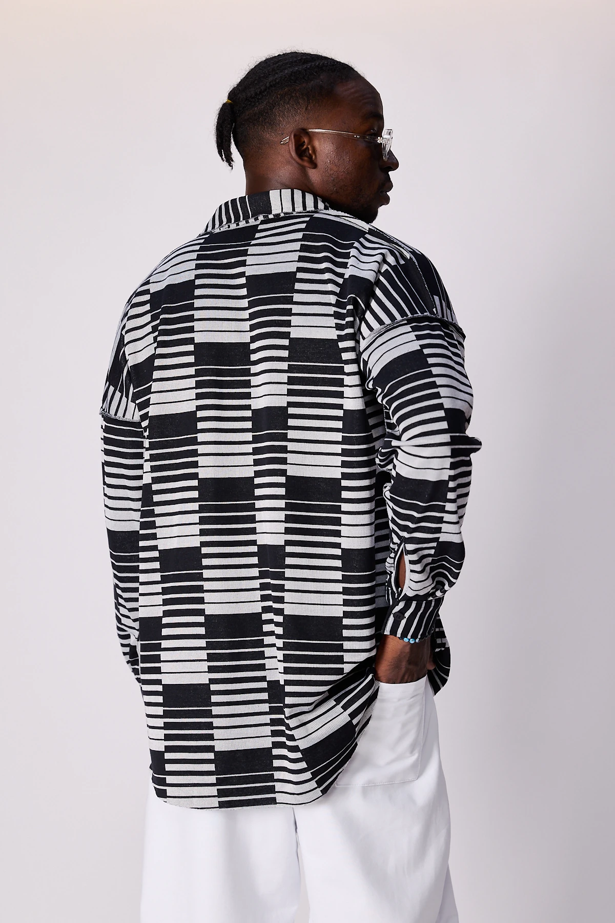 Erkek Big Ekose Oversize Gömlek