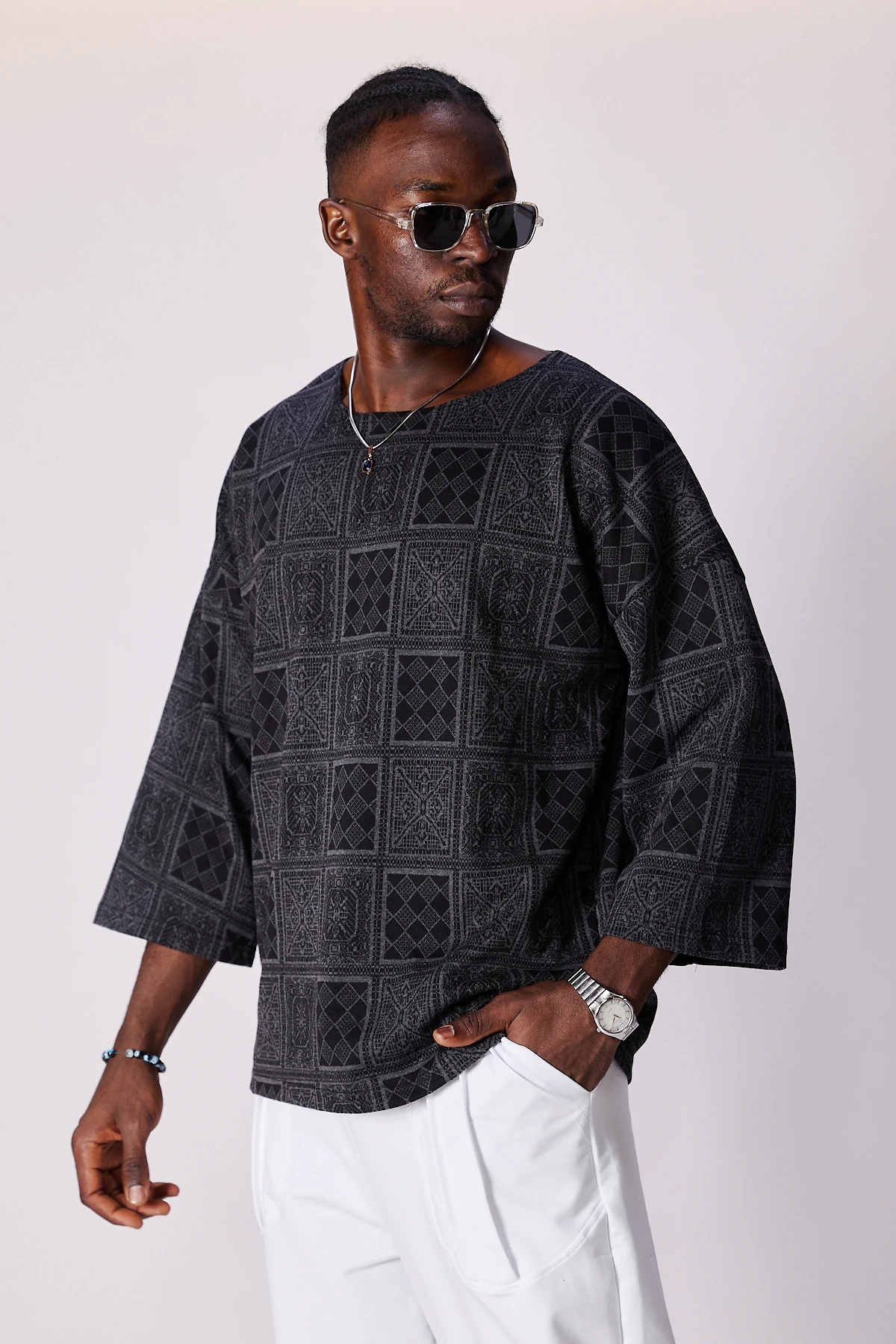 Erkek Poker Bohem Fakir Kol Sweat