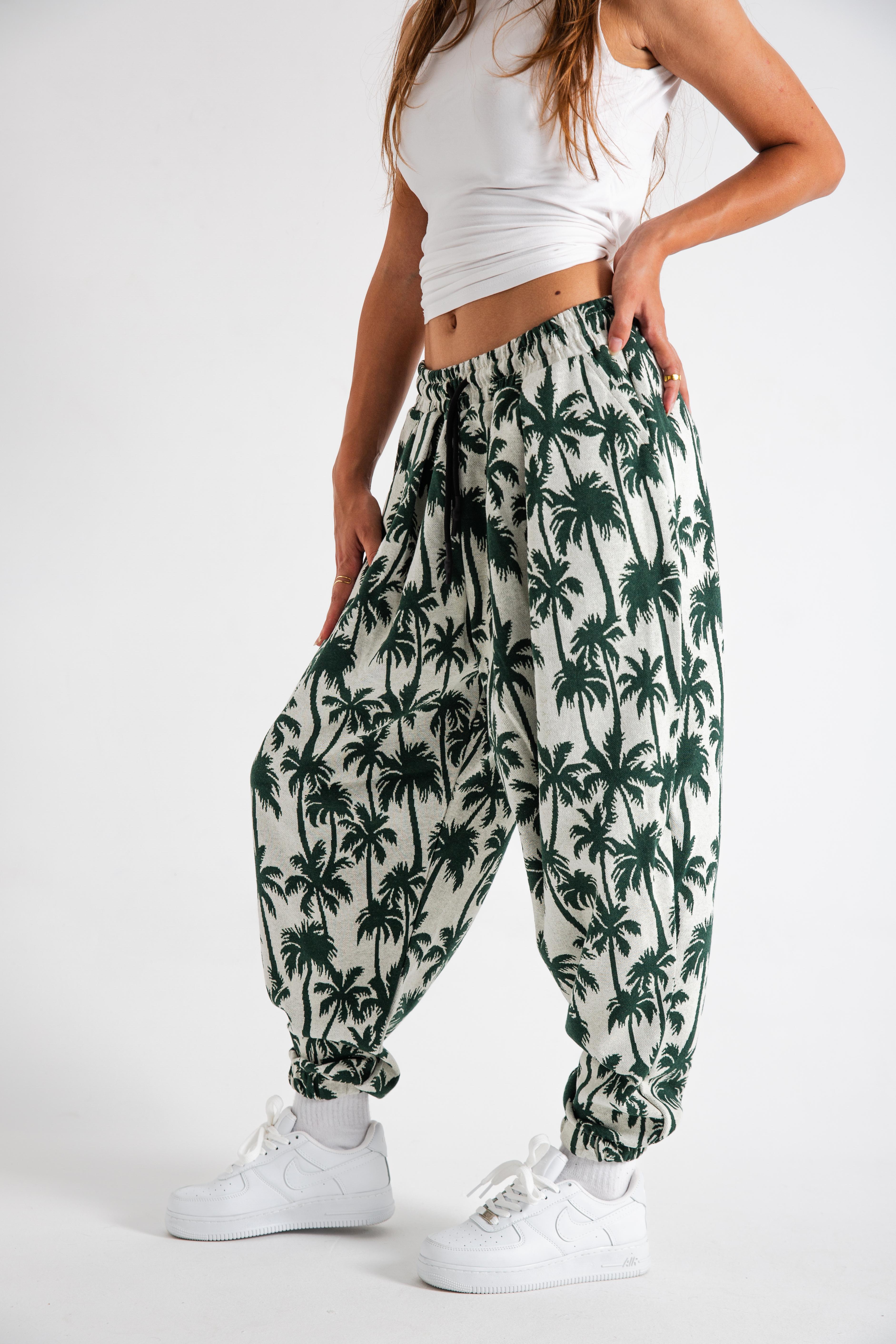 Kadın Green Palm Pilei Eşofman Altı