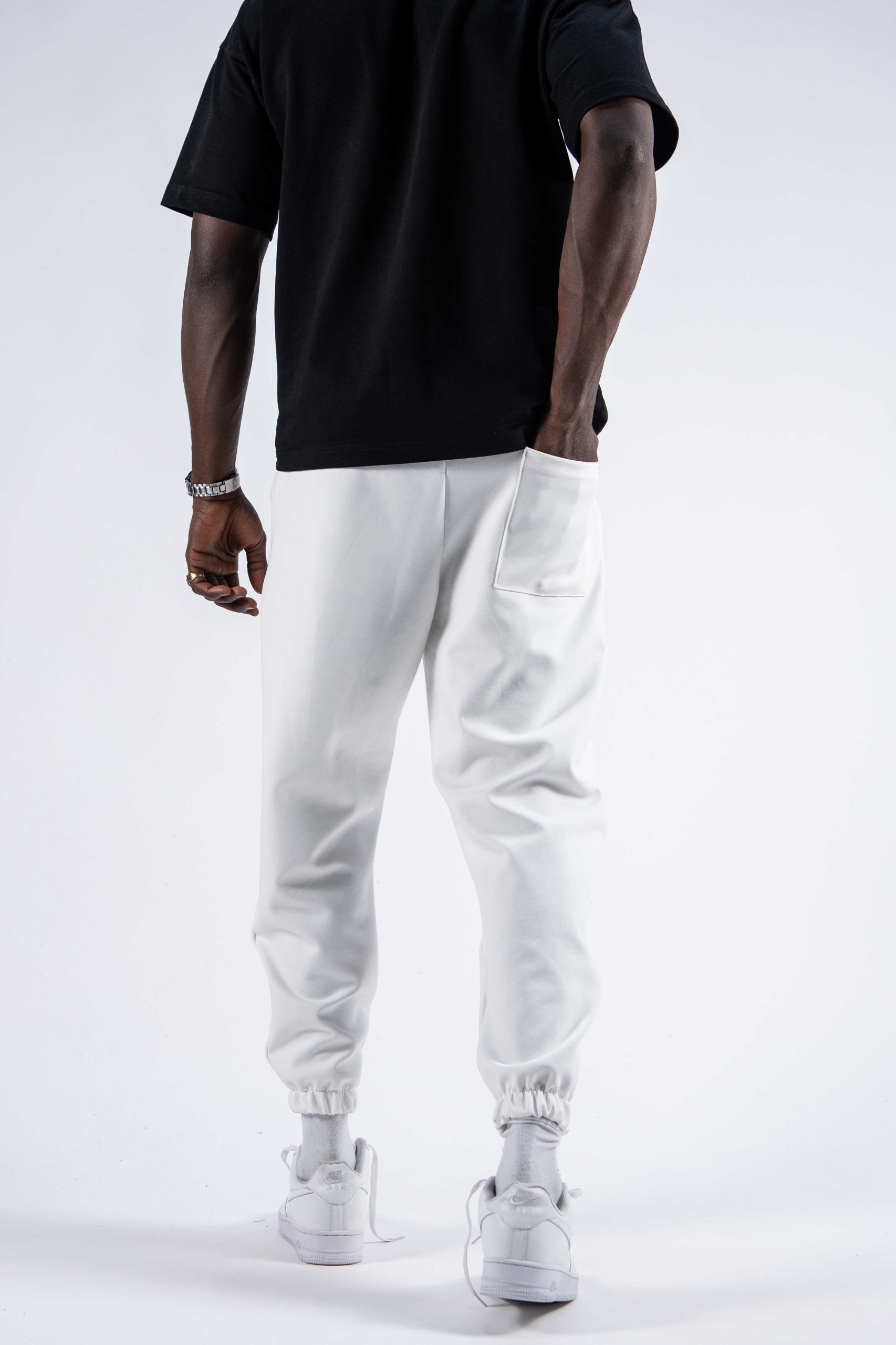 Erkek White Half Salwar Pantolon