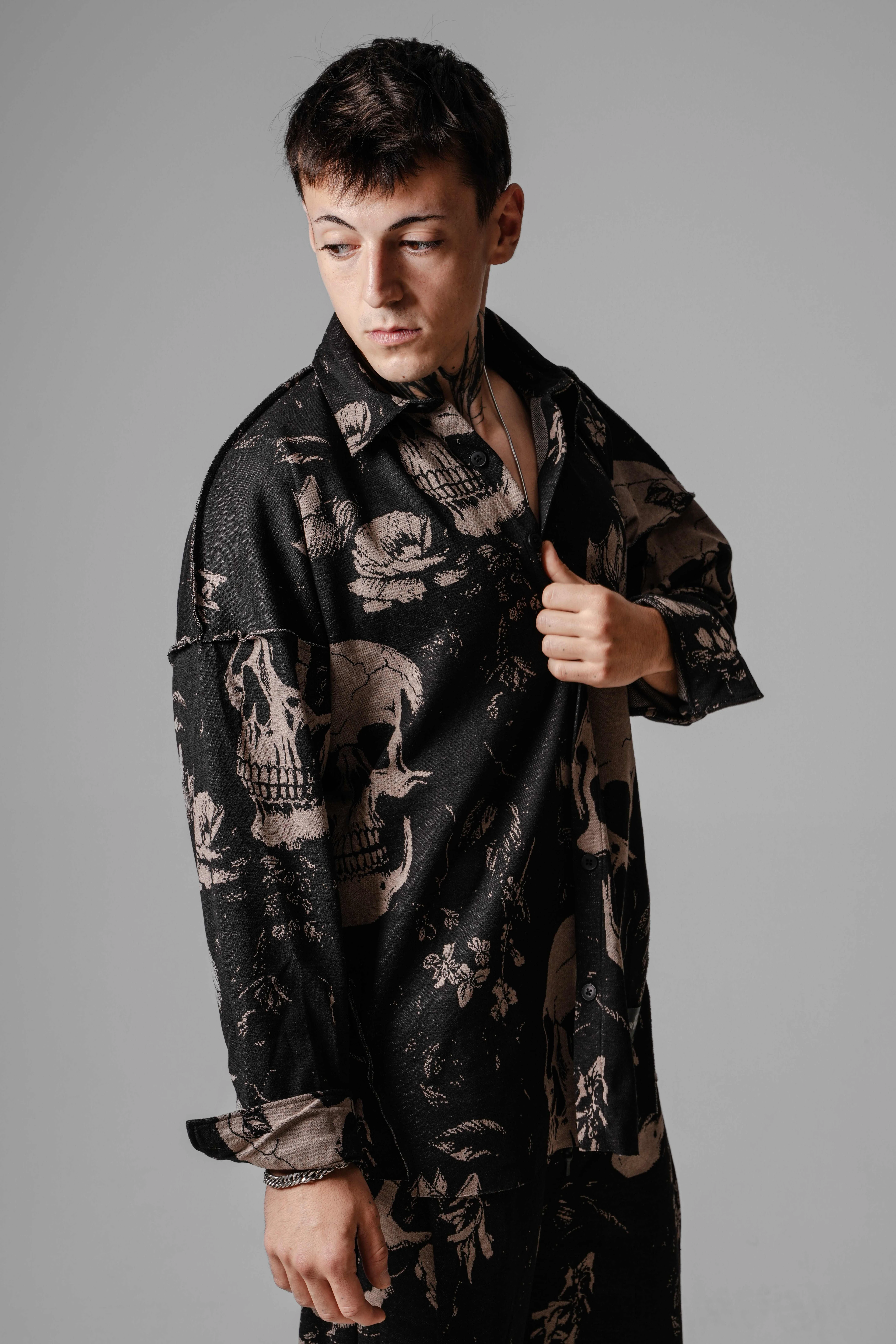 Erkek Kahverengi Kuru Kafa Oversize Gömlek