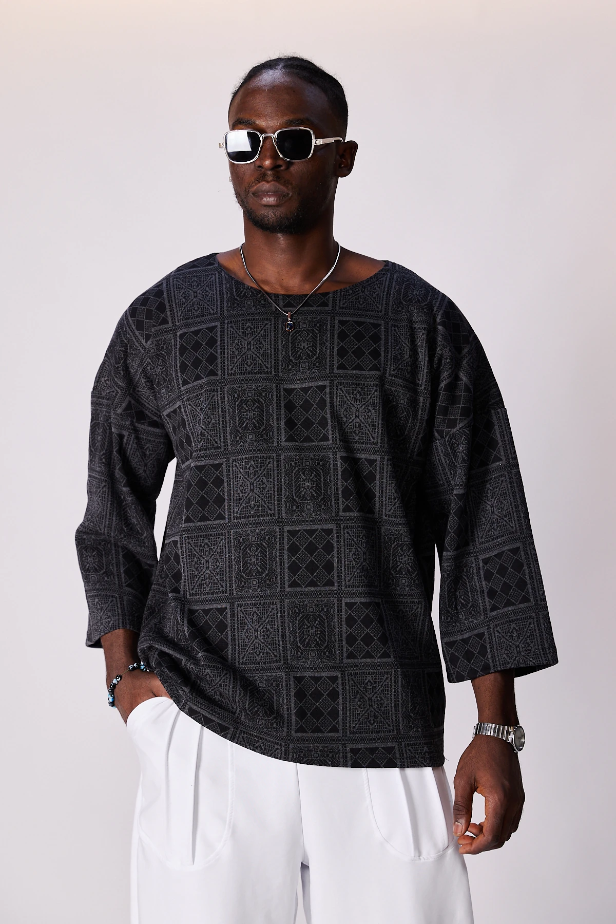 Erkek Poker Bohem Fakir Kol Sweat