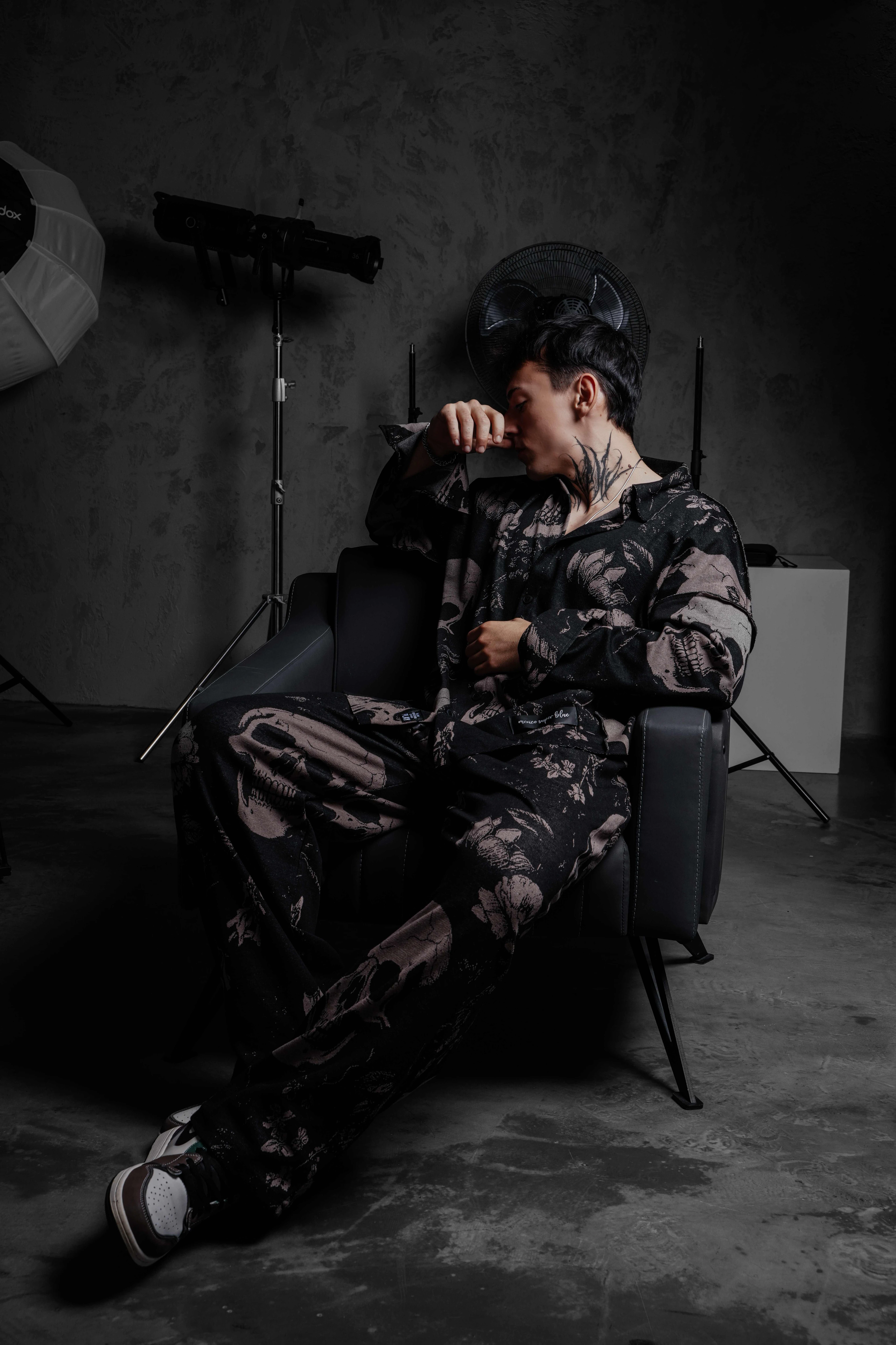 Erkek Kahvrengi Kuru Kafa Takım