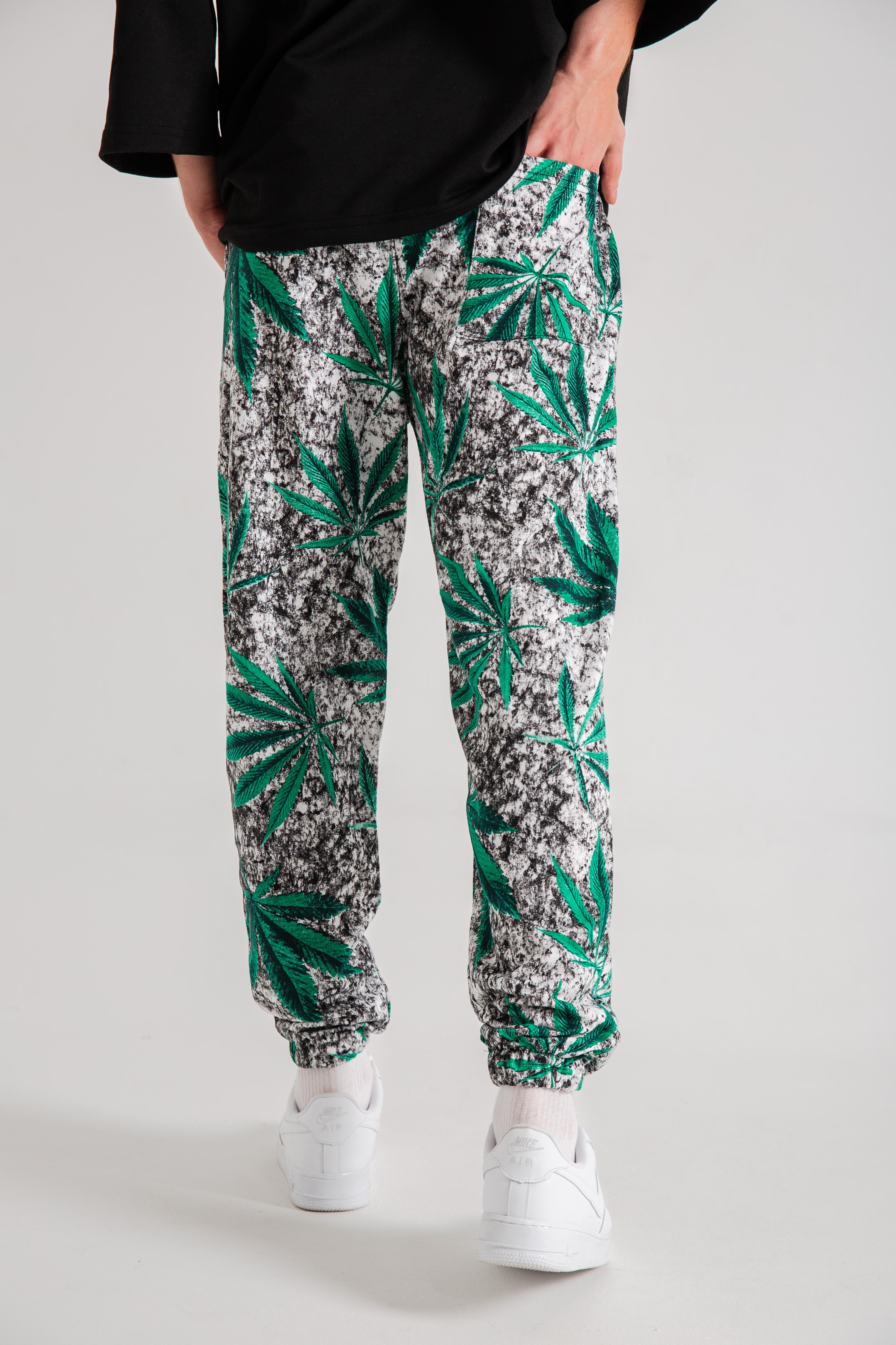 Erkek Green Leaf Jogger Eşofman Altı