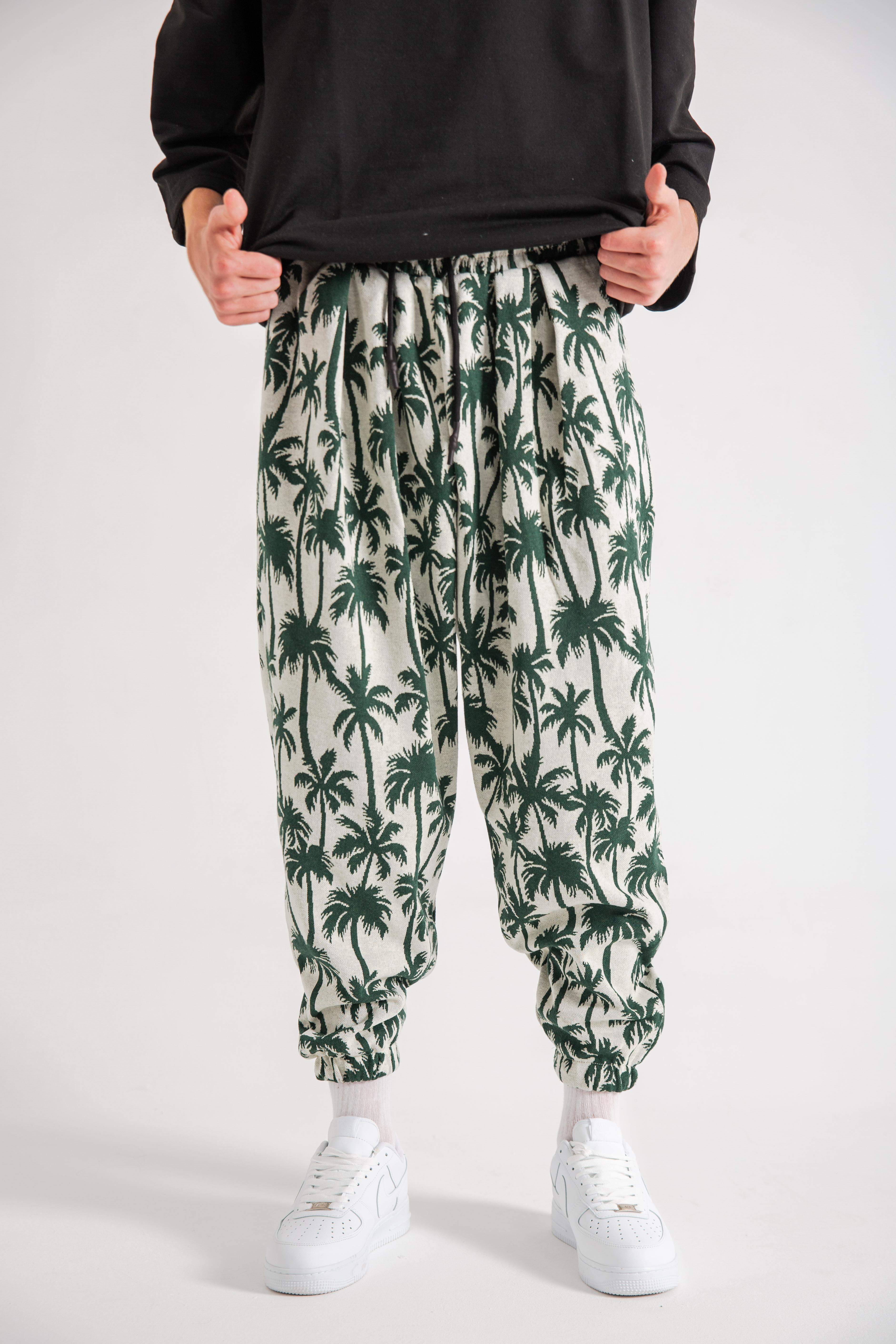Erkek Green Palm Pilei Eşofman Altı