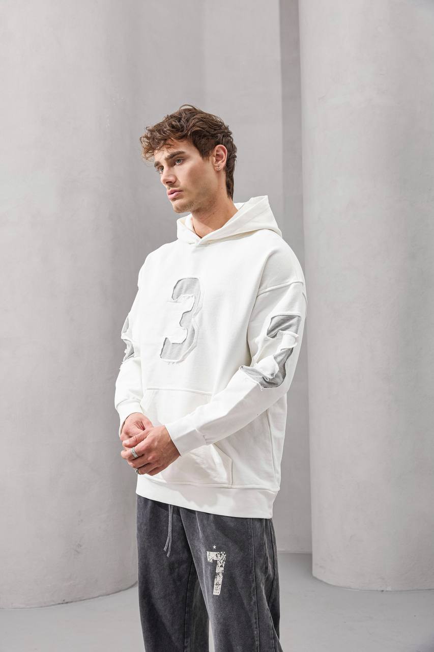Erkek 2M Three Nakışlı SweatShırt