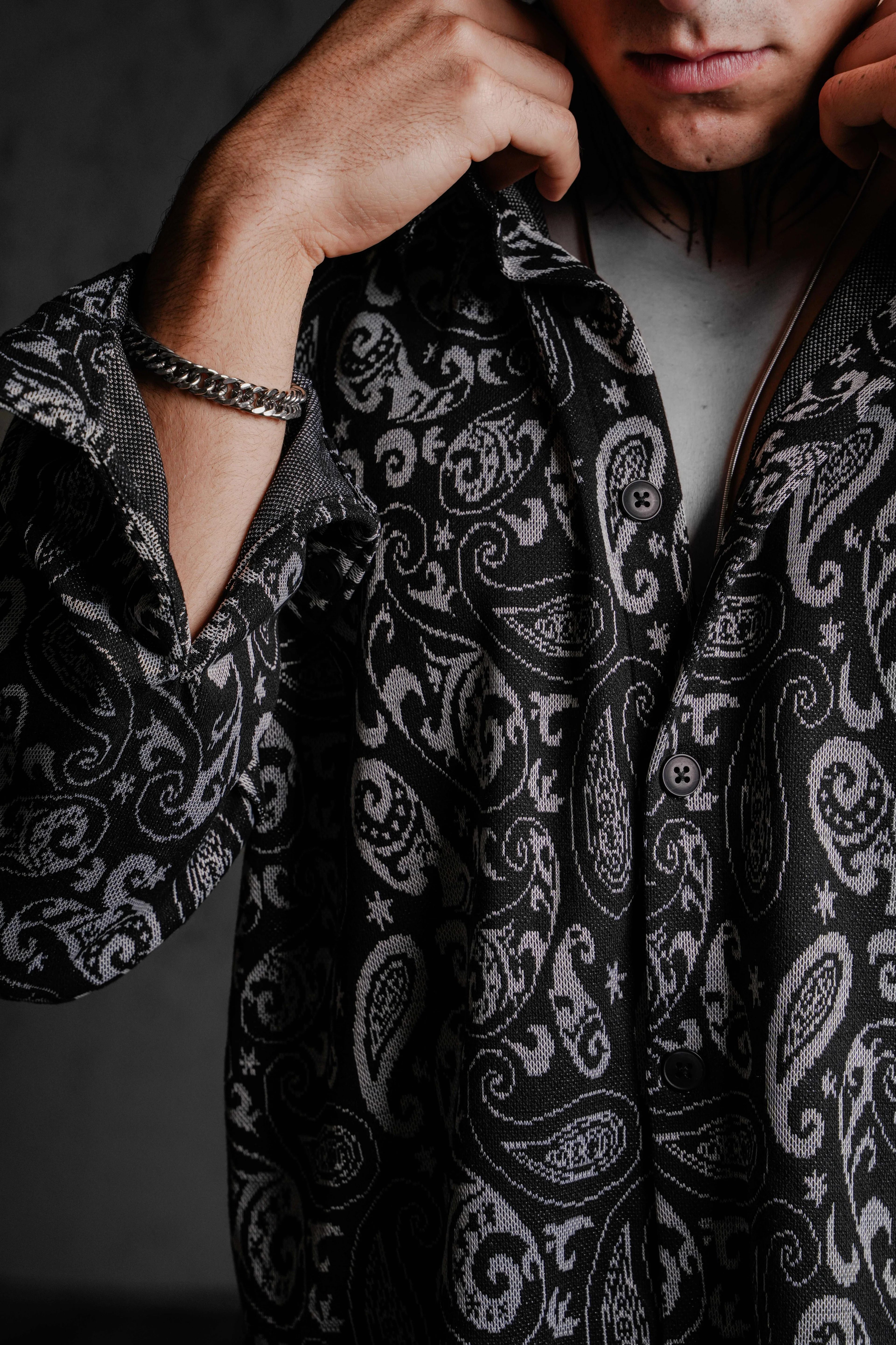 Erkek Mandana Gömlek Baggy Takım