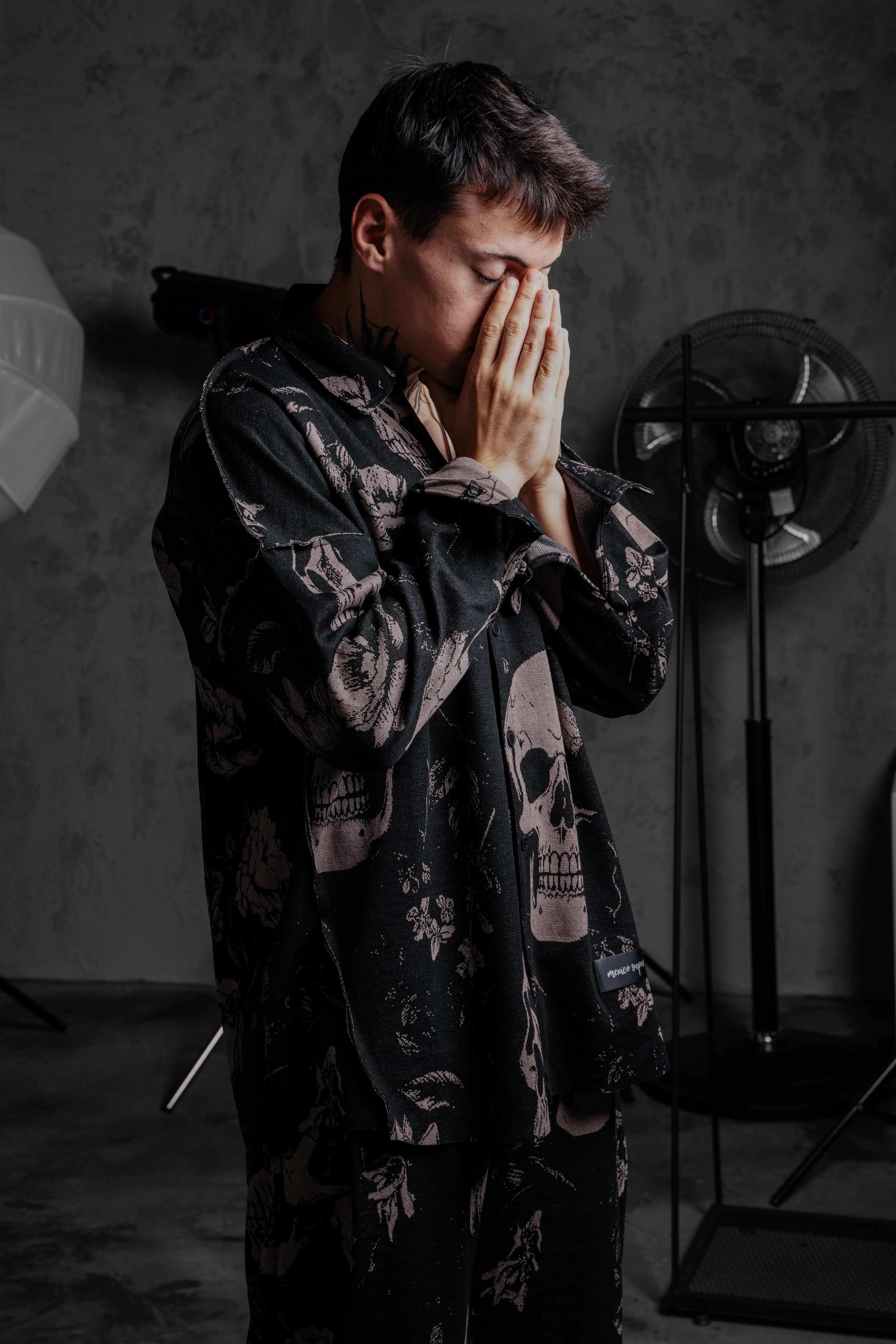 Erkek Kahvrengi Kuru Kafa Takım