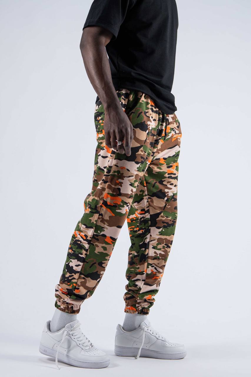 Erkek Kamuflaj Jogger Pantolon