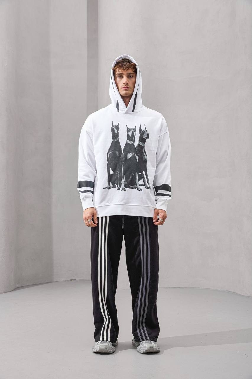 Erkek 2M Premium Doggs Baskılı SweatShırt