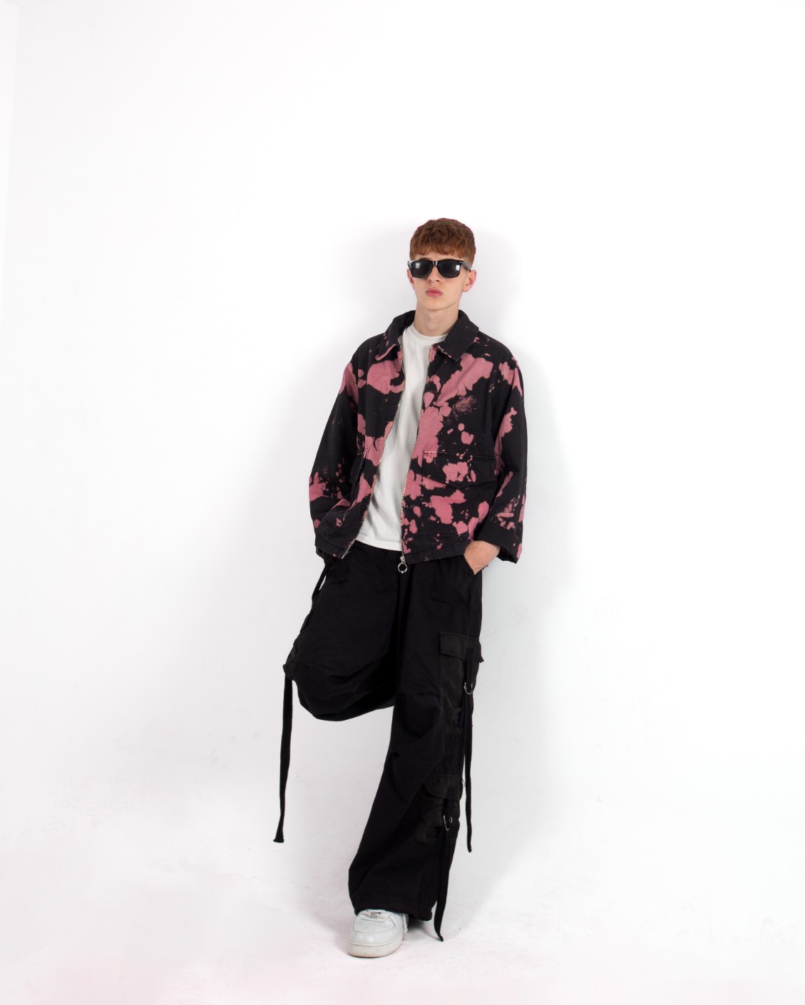 Erkek Acid Wash Oversize Ceket