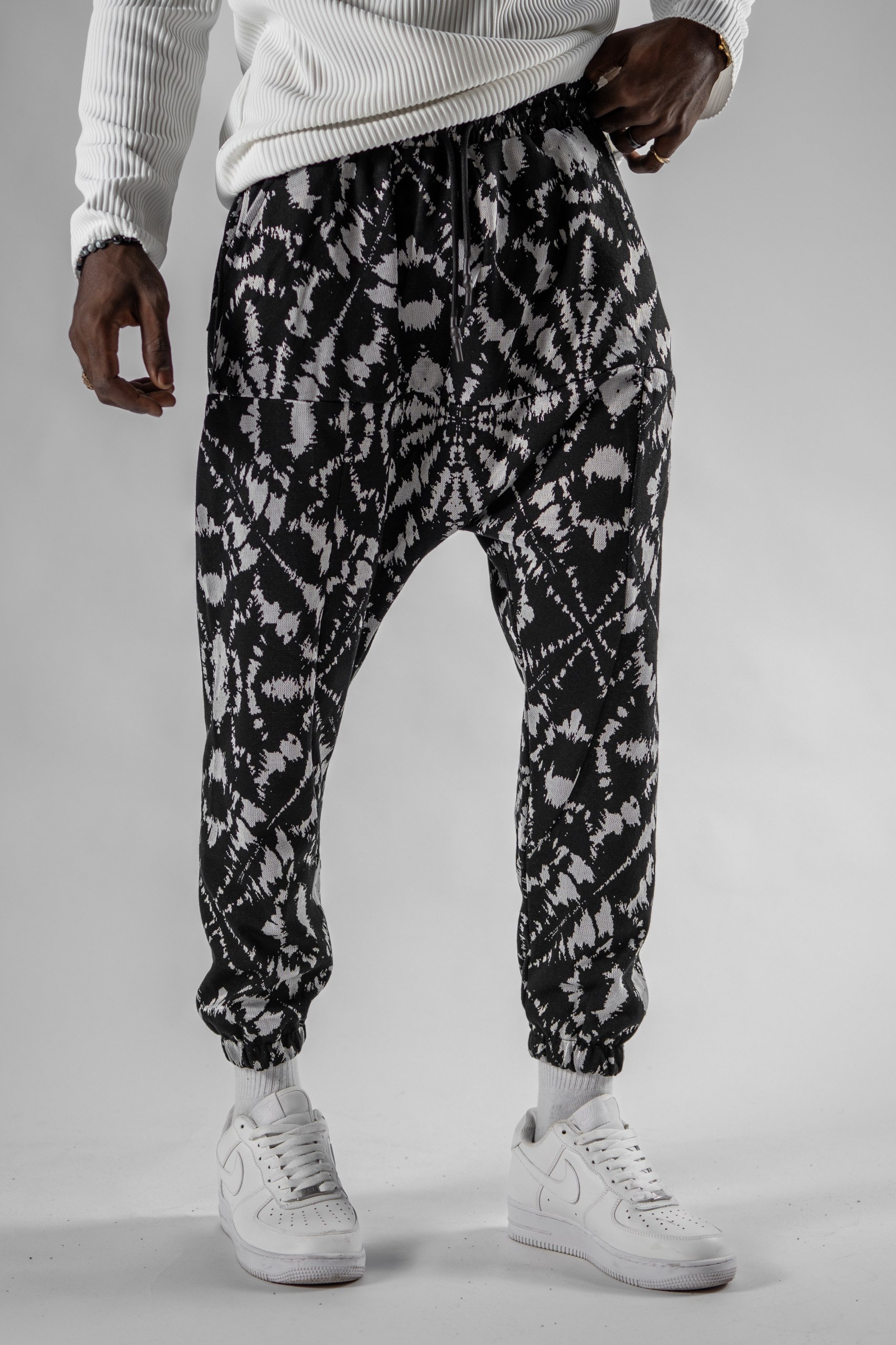 Erkek Spraying  Jogger Pantolon Şalvar