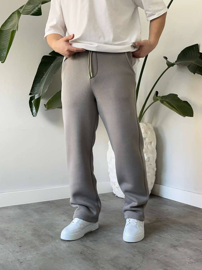 Erkek Gri Baggy Pantolon