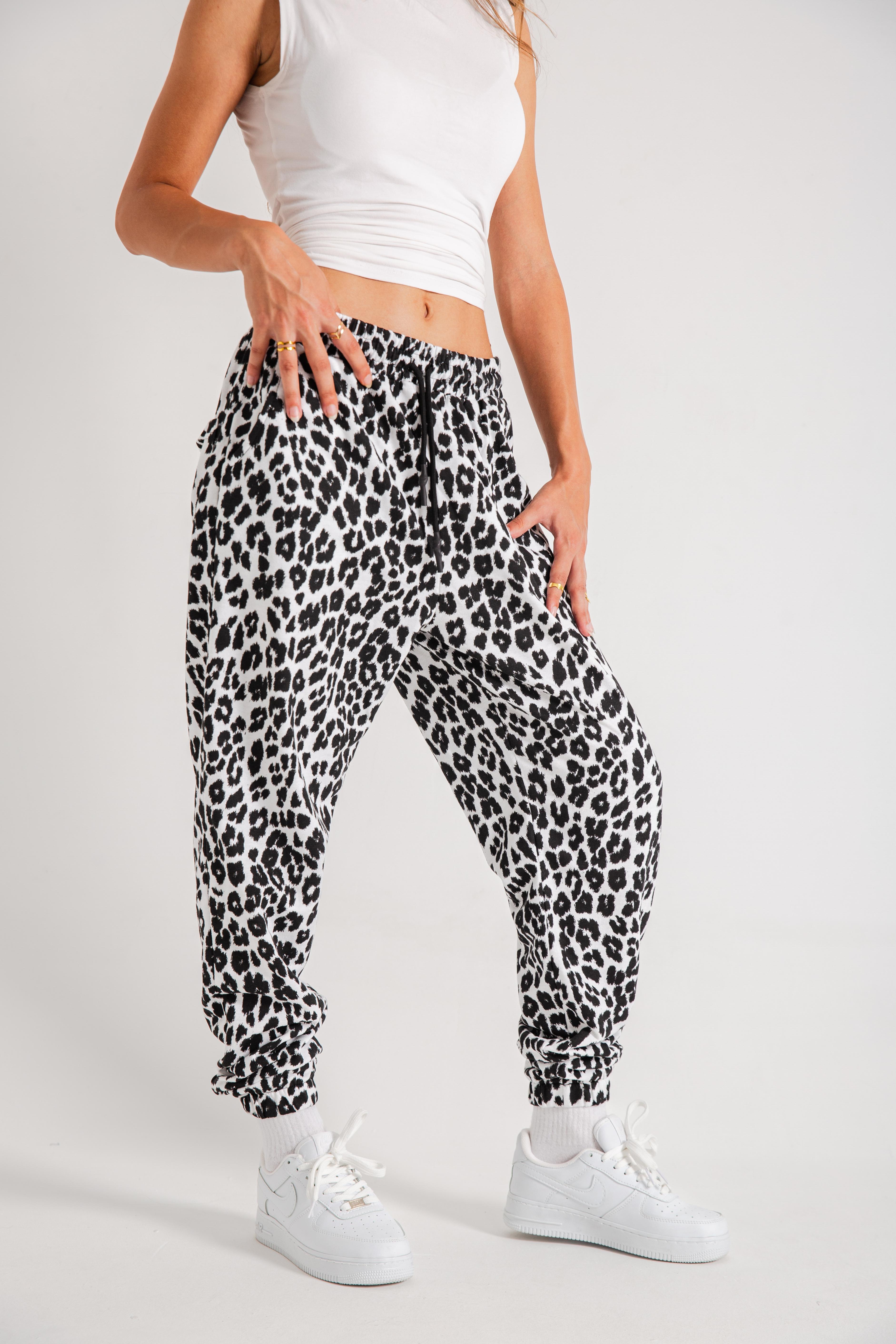 Kadın Mottled Jogger Eşofman Altı
