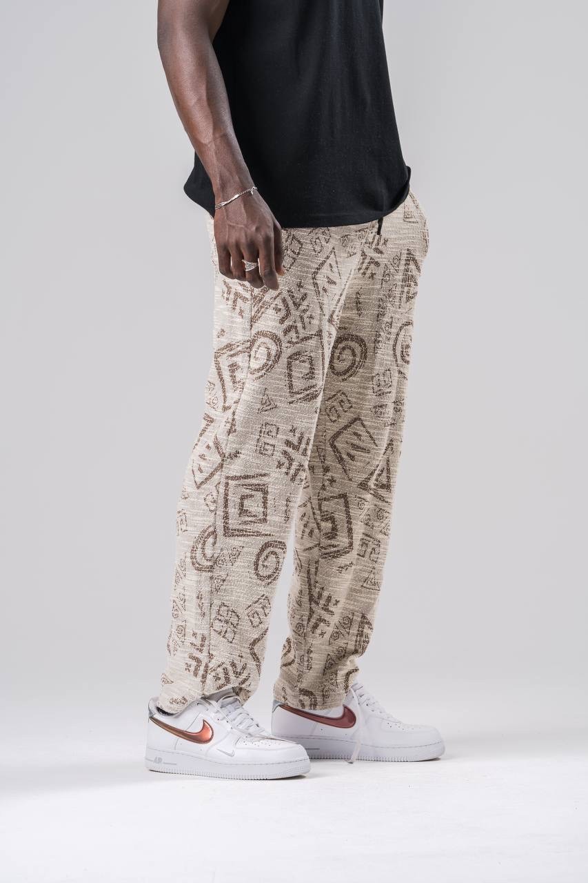 Erkek Kahverengi Shapes Baggy Pantolon
