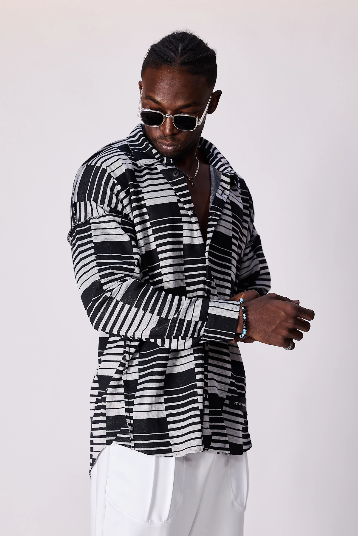 Erkek Big Ekose Oversize Gömlek