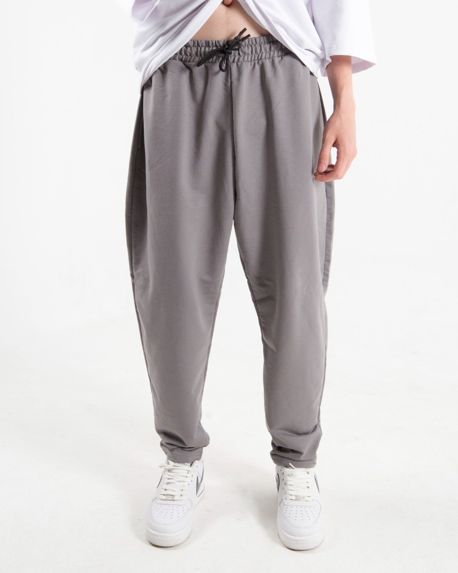 Erkek Gri Baggy Eşofman Altı