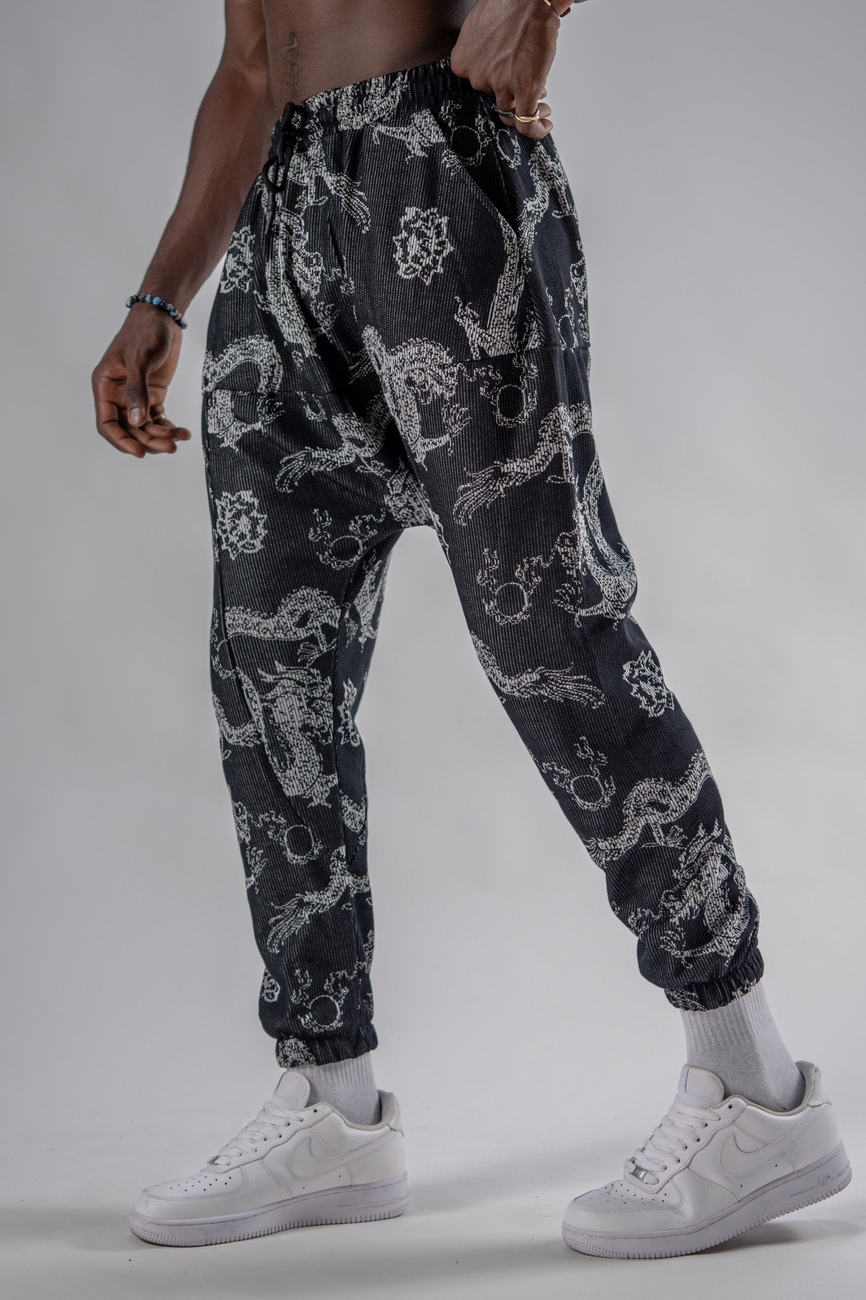 Erkek Dragon Jogger Şalvar Pantolon 