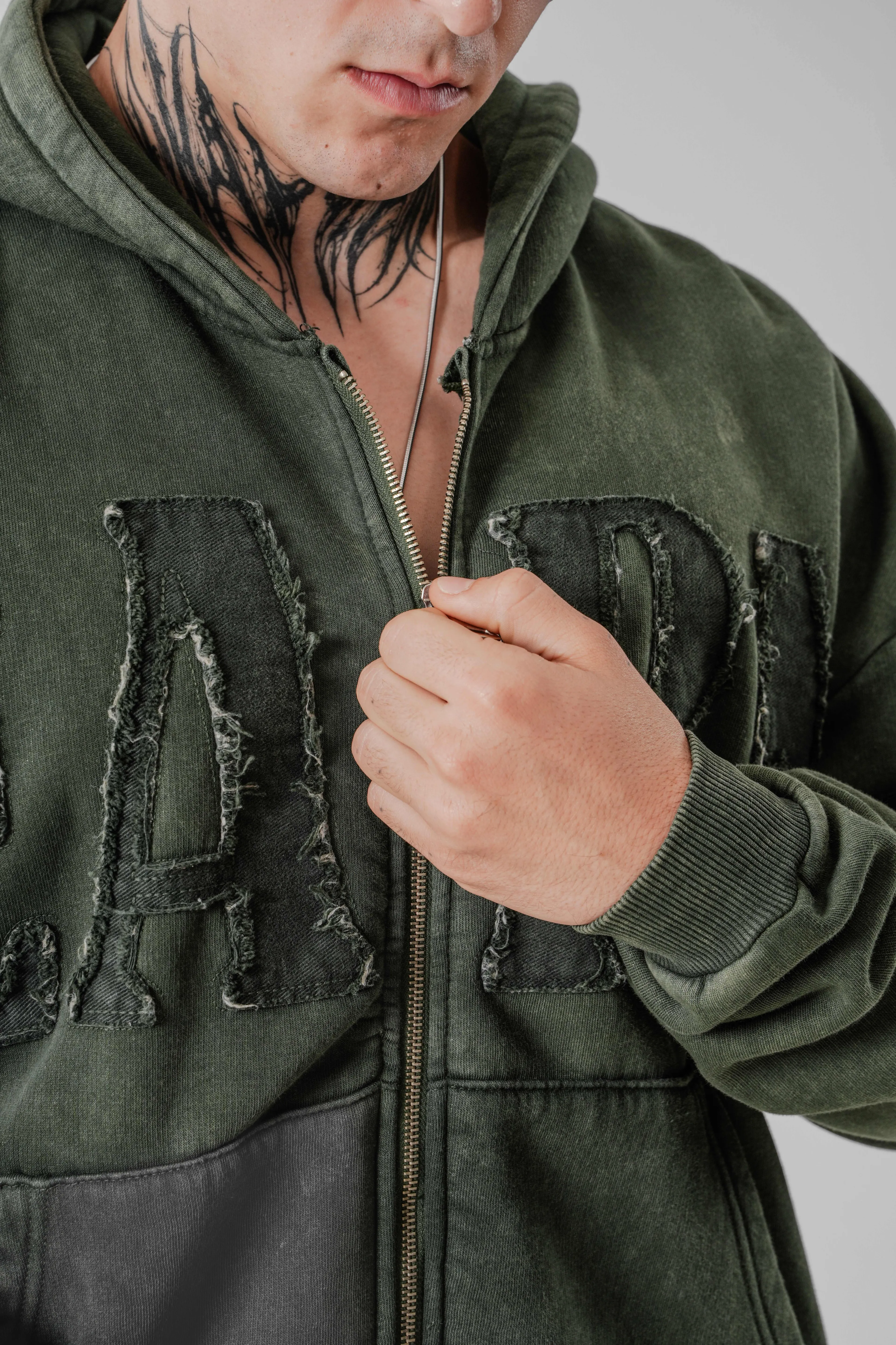 Erkek Earn Zip Oversize Sweatshirt (SS26)