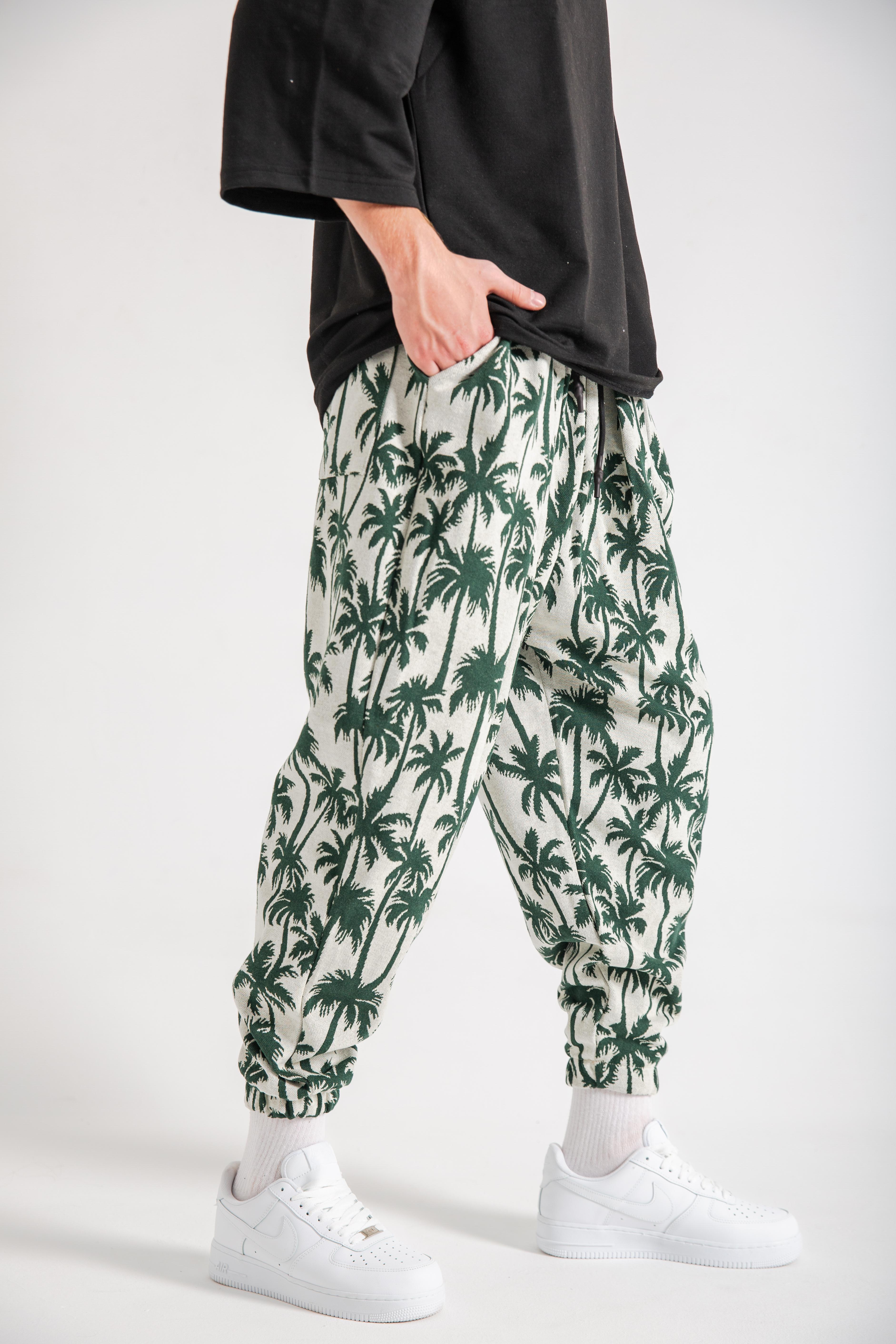 Erkek Green Palm Pilei Eşofman Altı