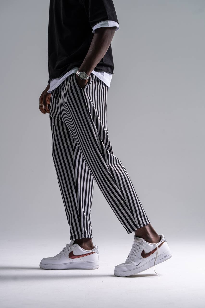 Erkek Vertical Line Baget Pantolon