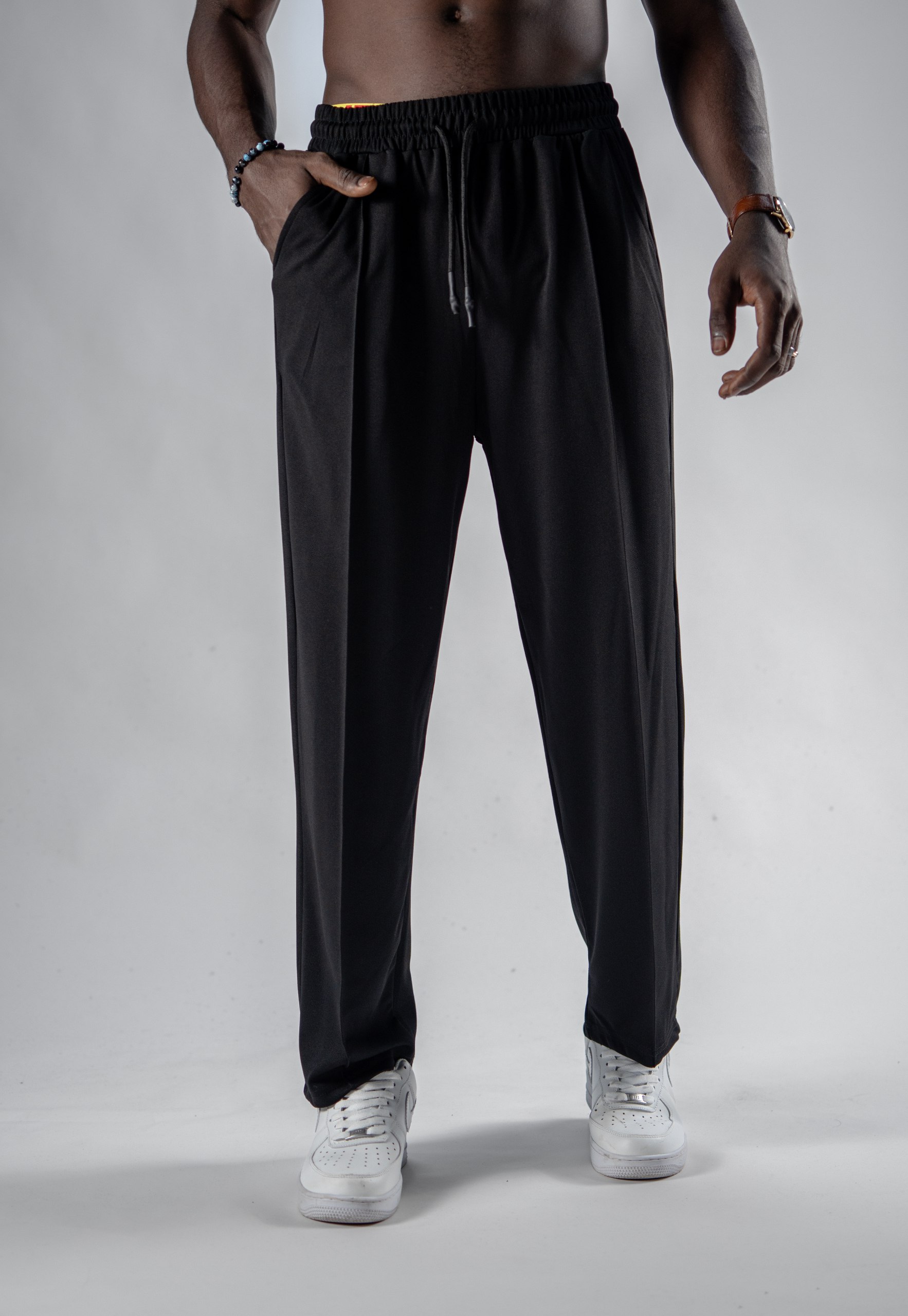 Erkek Siyah Baggy Pantolon 