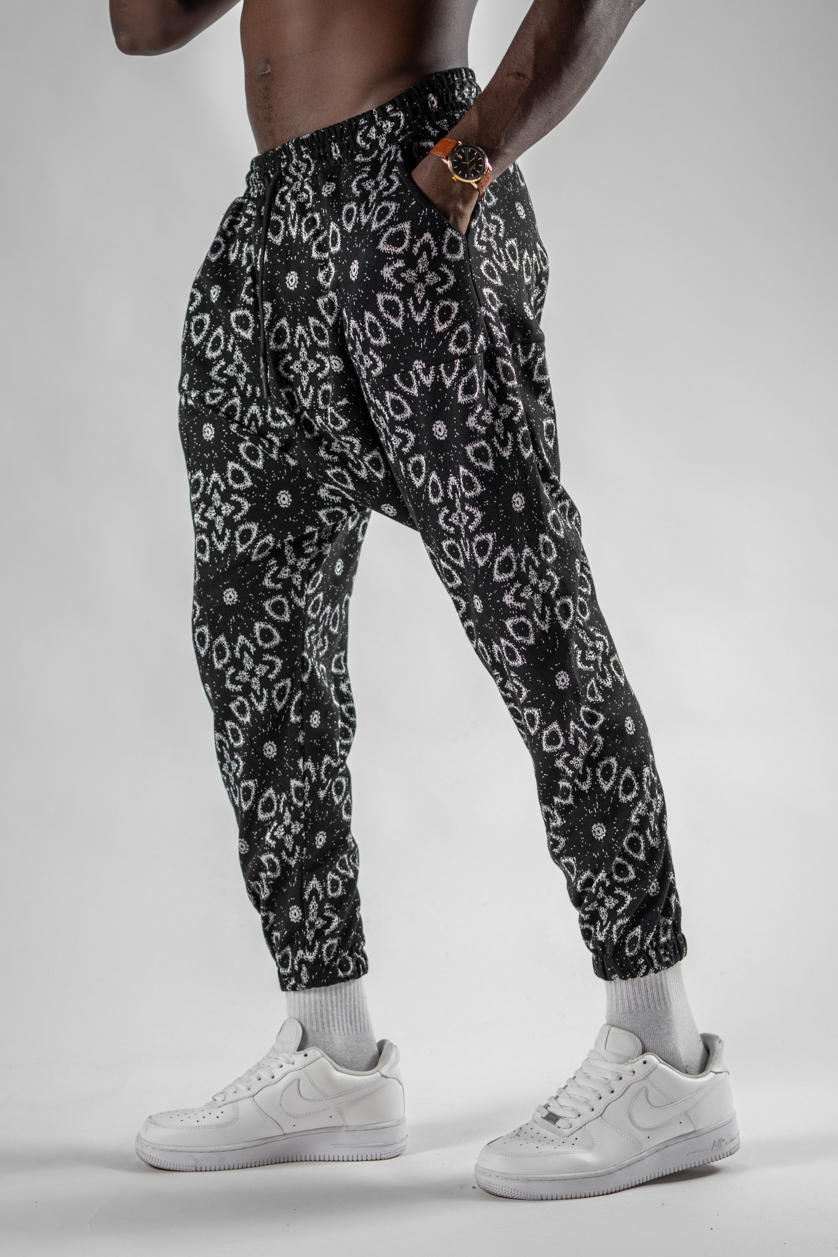 Erkek Drop Jogger Şalvar Pantolon