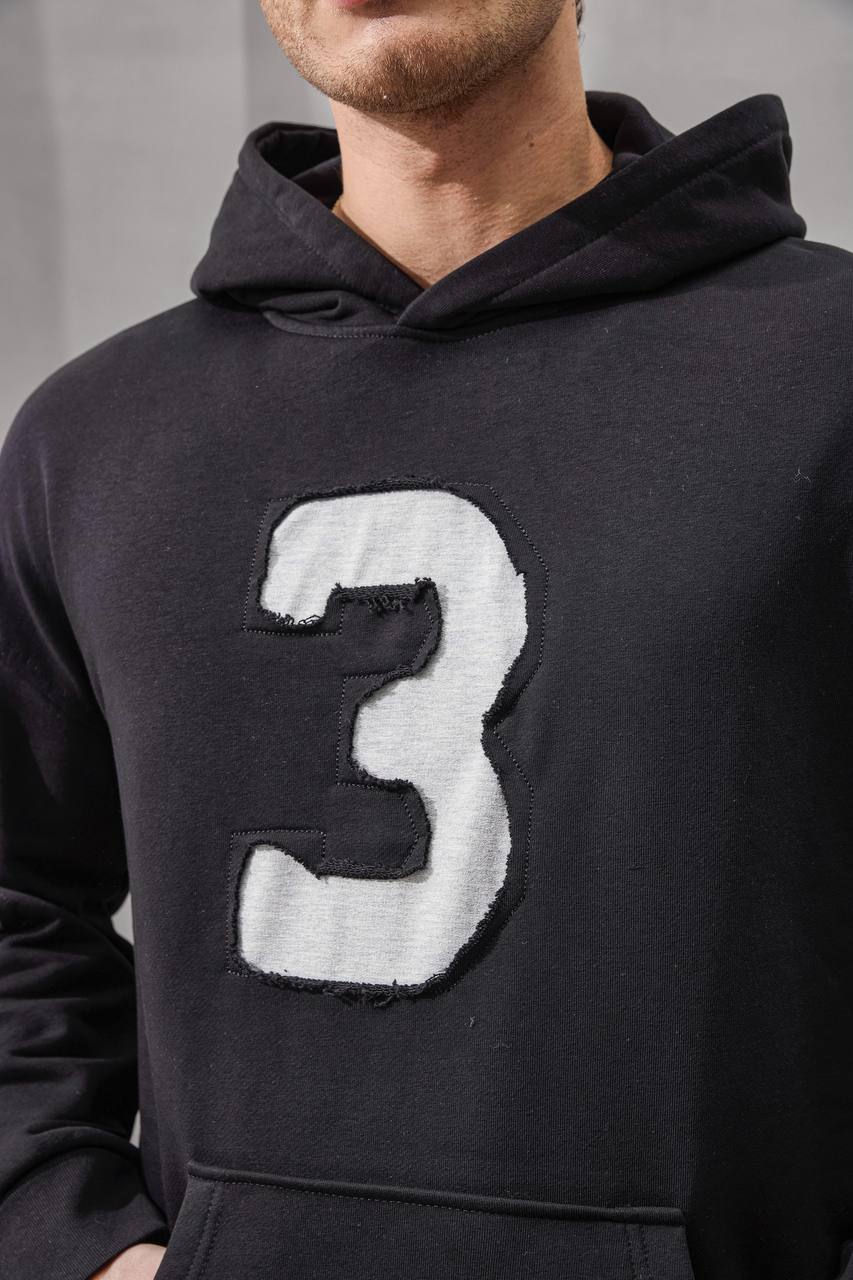 Erkek 2M Three Nakışlı SweatShırt