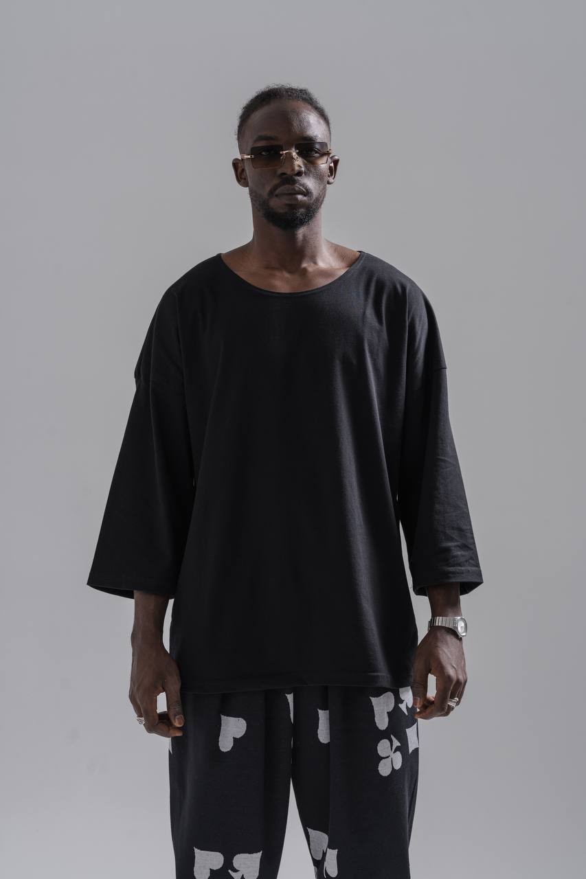 Erkek Black Bohem T-shırt