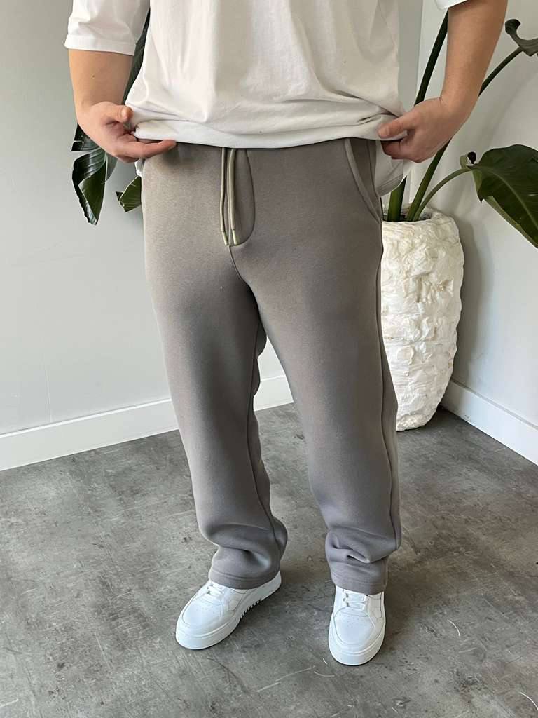 Erkek Gri Baggy Pantolon