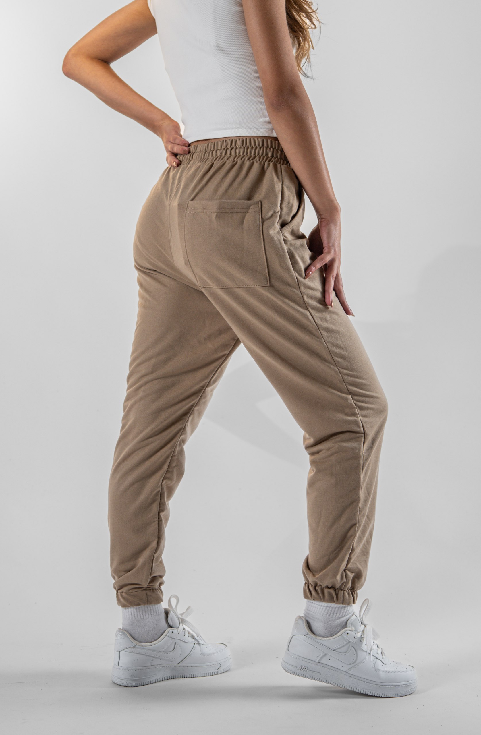 Kadın Kahverengi Jogger Pantolon 